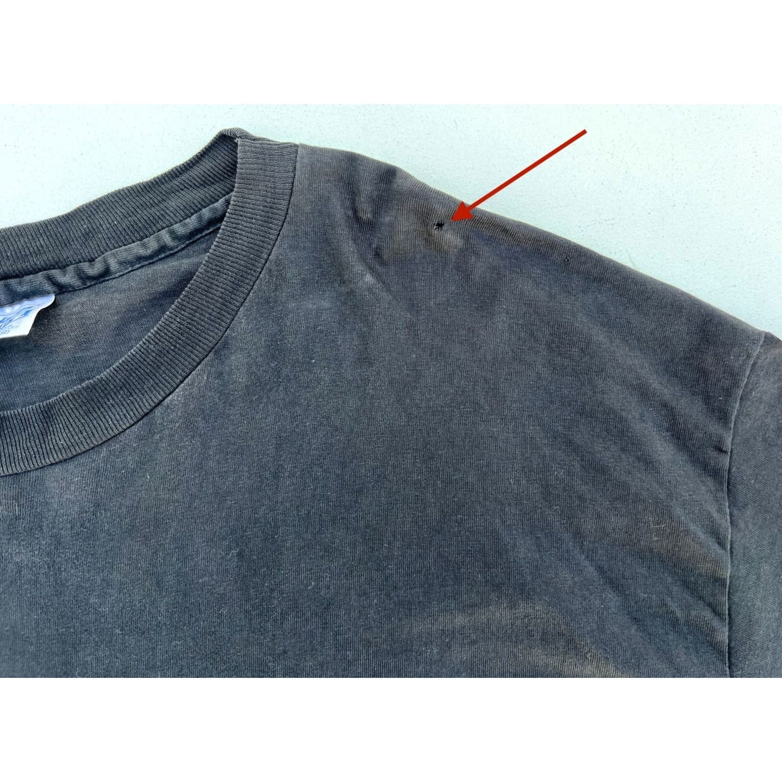 Hanes VINTAGE Hanes Beefy-T T-Shirt Mens 2XL Black 90s Blues Brothers Cotton Short Sleeve Crew Neck 100% Pre-Shrunk Size US XXL / EU 58 / 5 - 6 Thumbnail