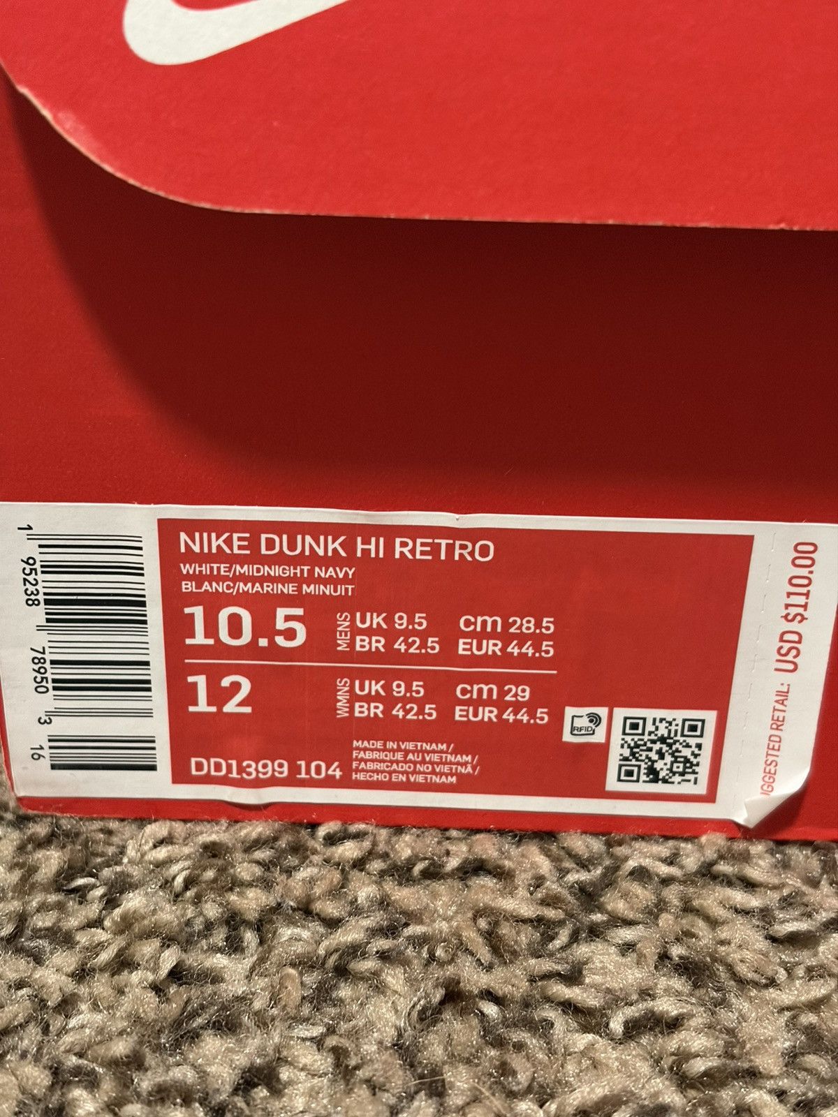 Nike Nike Dunk high Size US 10.5 / EU 43-44 - 6 Thumbnail