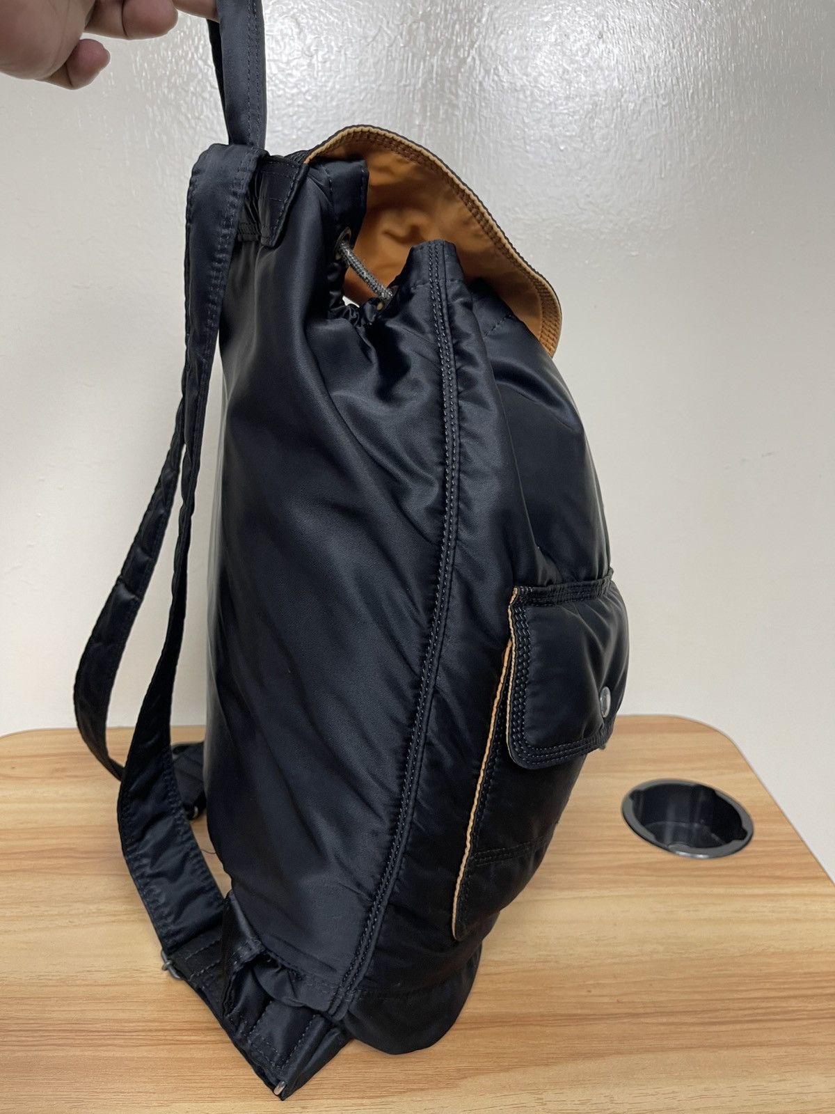 Porter Porter Tanker Rucksack Backpack Drawstring Nylon Black Size ONE SIZE - 6 Thumbnail