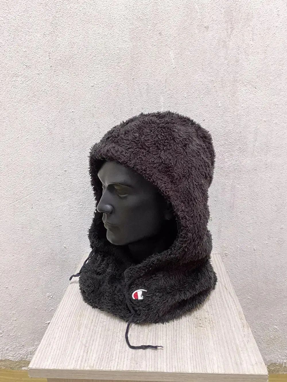 Champion Champion Small Logo Fleece Balaclava Beanie Hat Size ONE SIZE - 3 Thumbnail