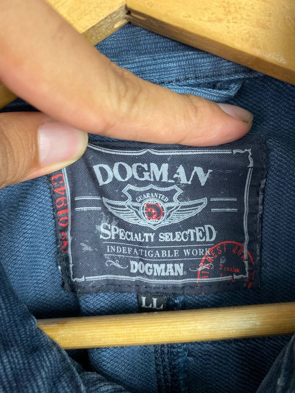 Japanese Brand dogman denim workers jacket very nice design Size US L / EU 52-54 / 3 - 6 Thumbnail