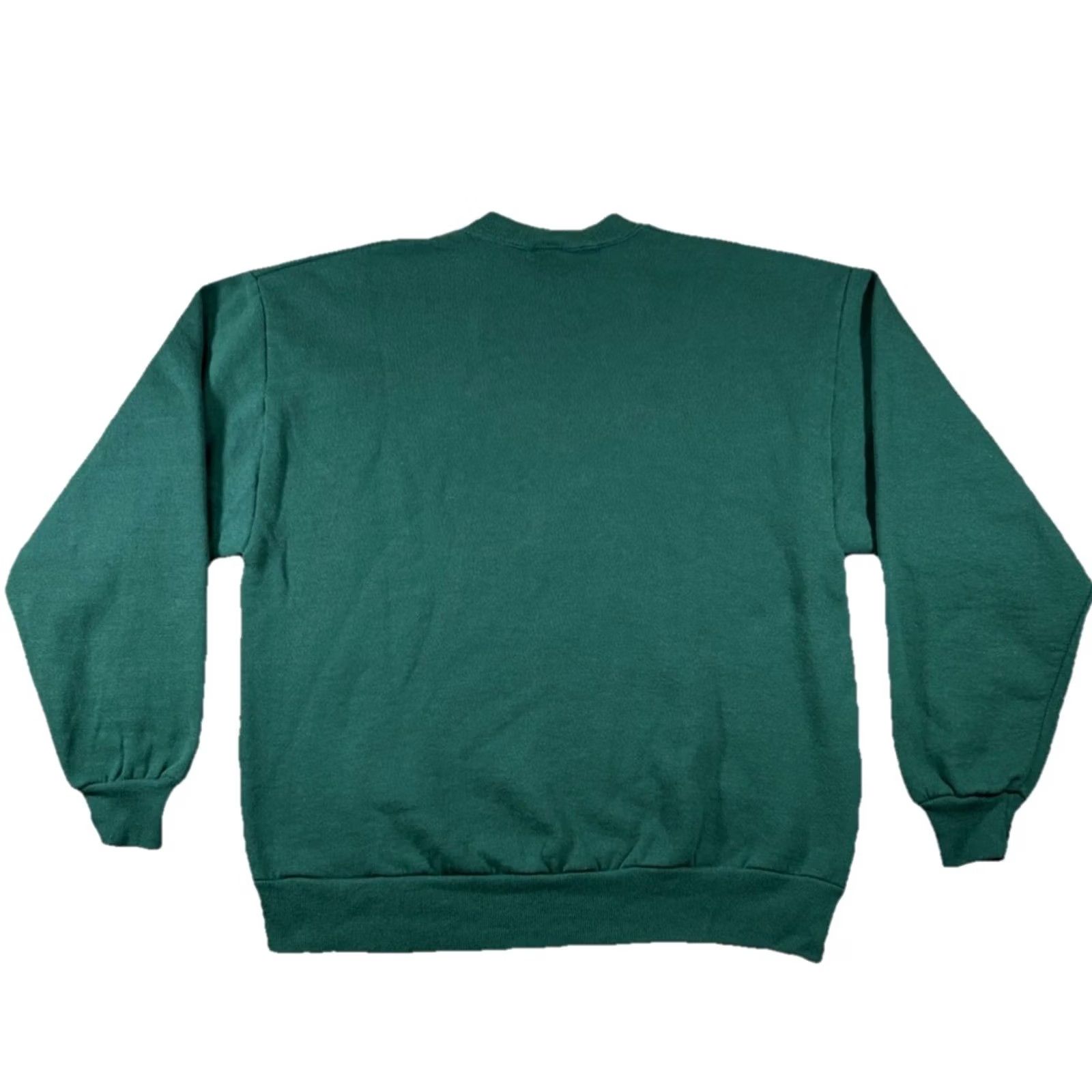 Jerzees VINTAGE Jerzees NuBlend Sweatshirt Crewneck Gardening Graphic Print Sweatshirt L Green Unisex Adults Size US L / EU 52-54 / 3 - 6 Thumbnail