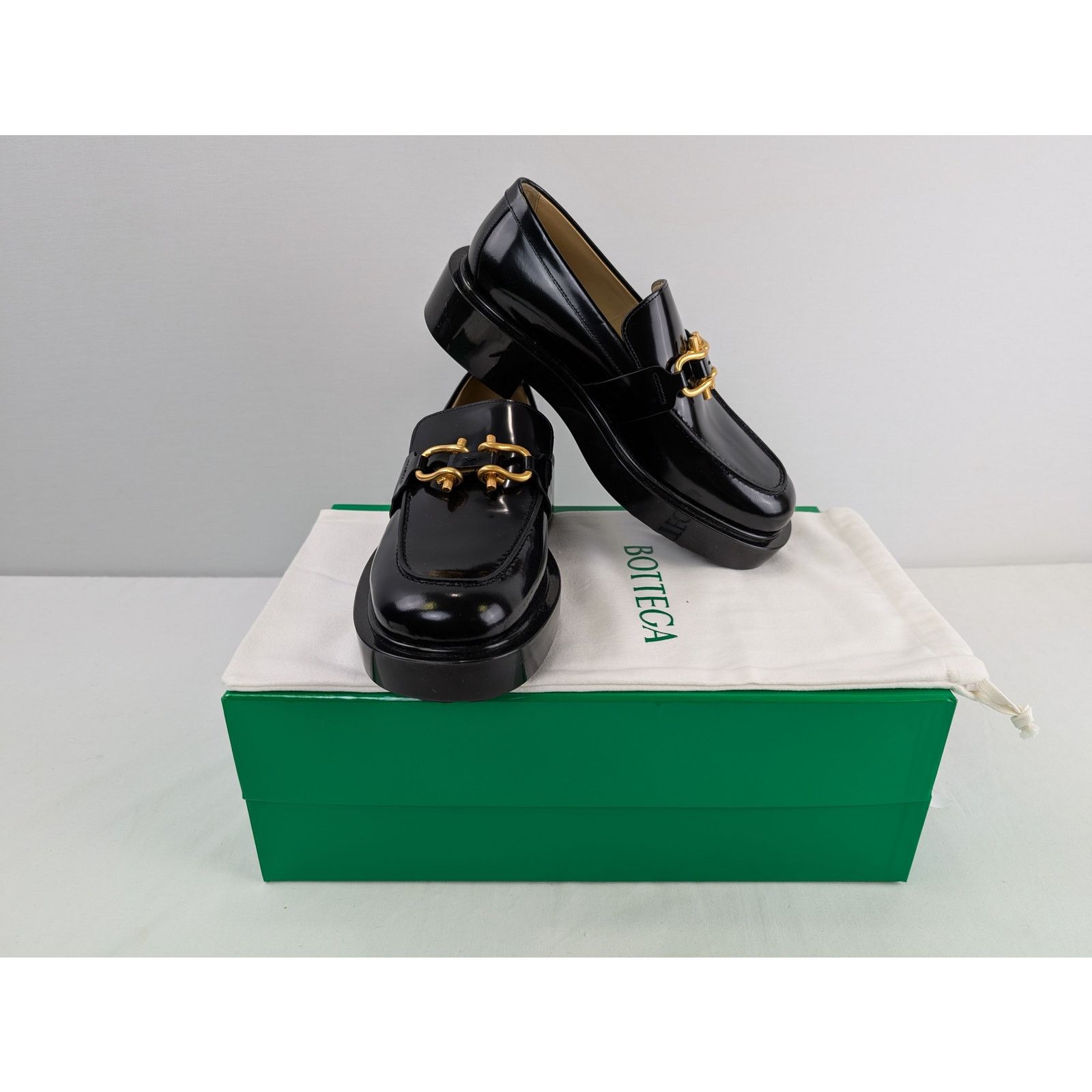 Bottega Veneta o1rshd1 Loafer Leather Soft Vinyl Boots in Black Size US 9 / EU 42 - 17 Thumbnail