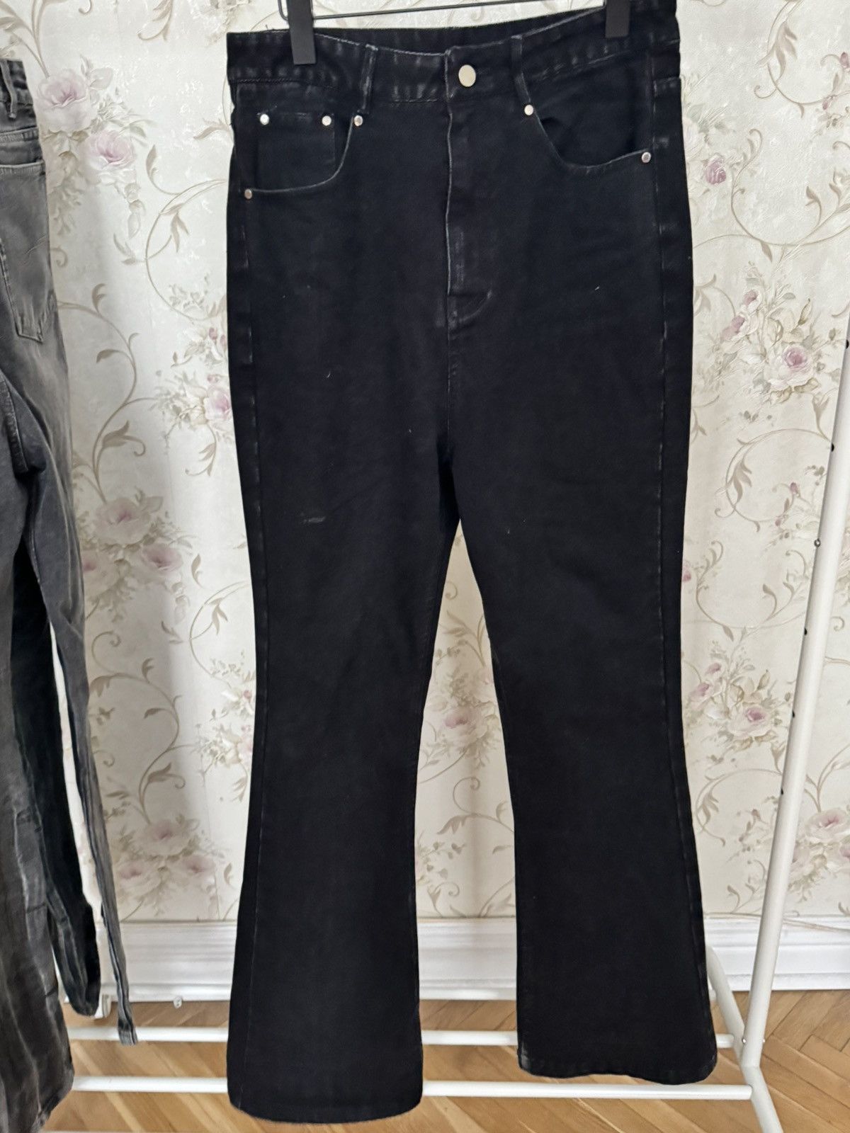 If Six Was Nine × Vintage Lost tape flared denim Size US 31 - 3 Thumbnail
