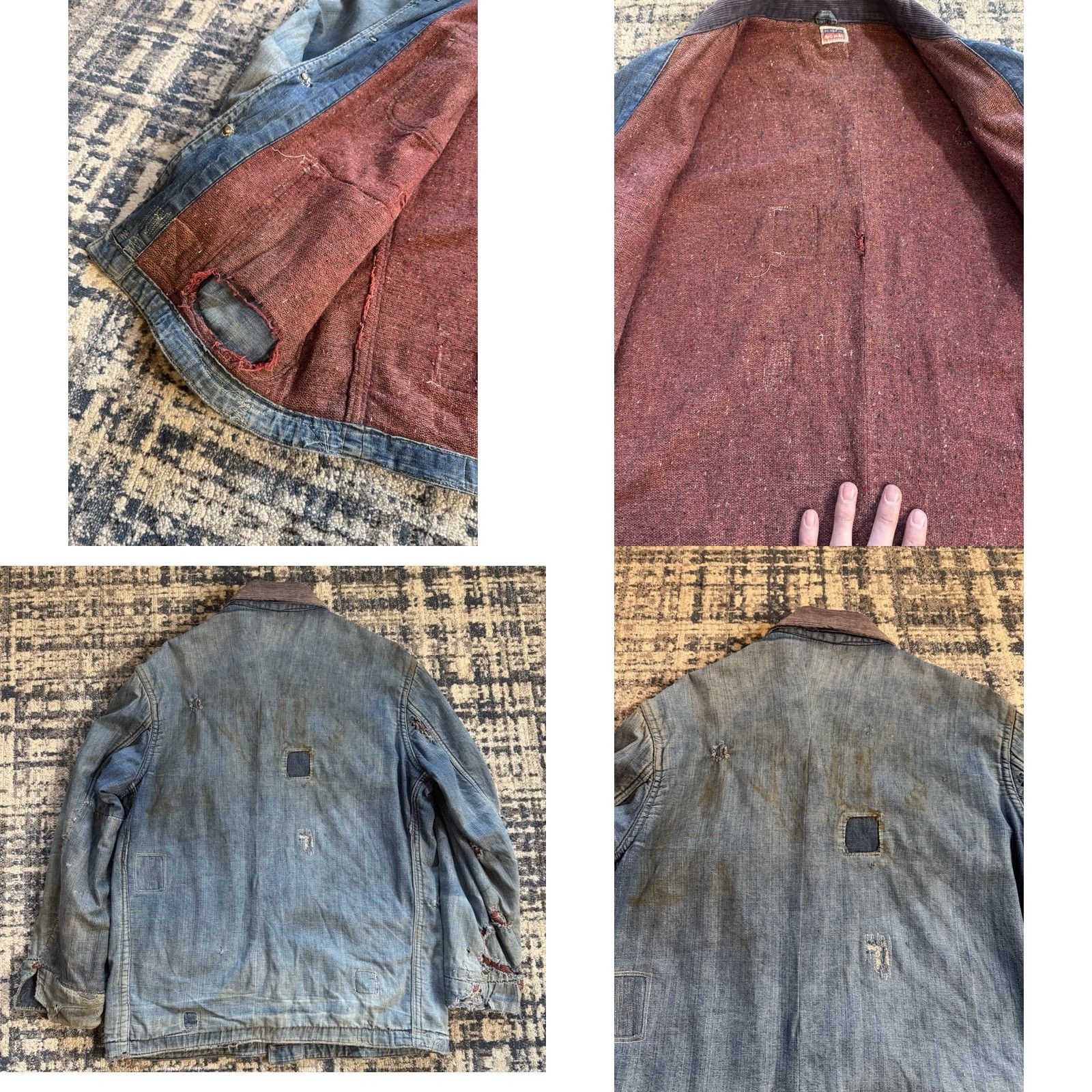 Vintage VINTAGE Penney’s Big Mac Denim Chore Jacket XL Blue 1950s USA Lined Men Size US XL / EU 56 / 4 - 10 Thumbnail