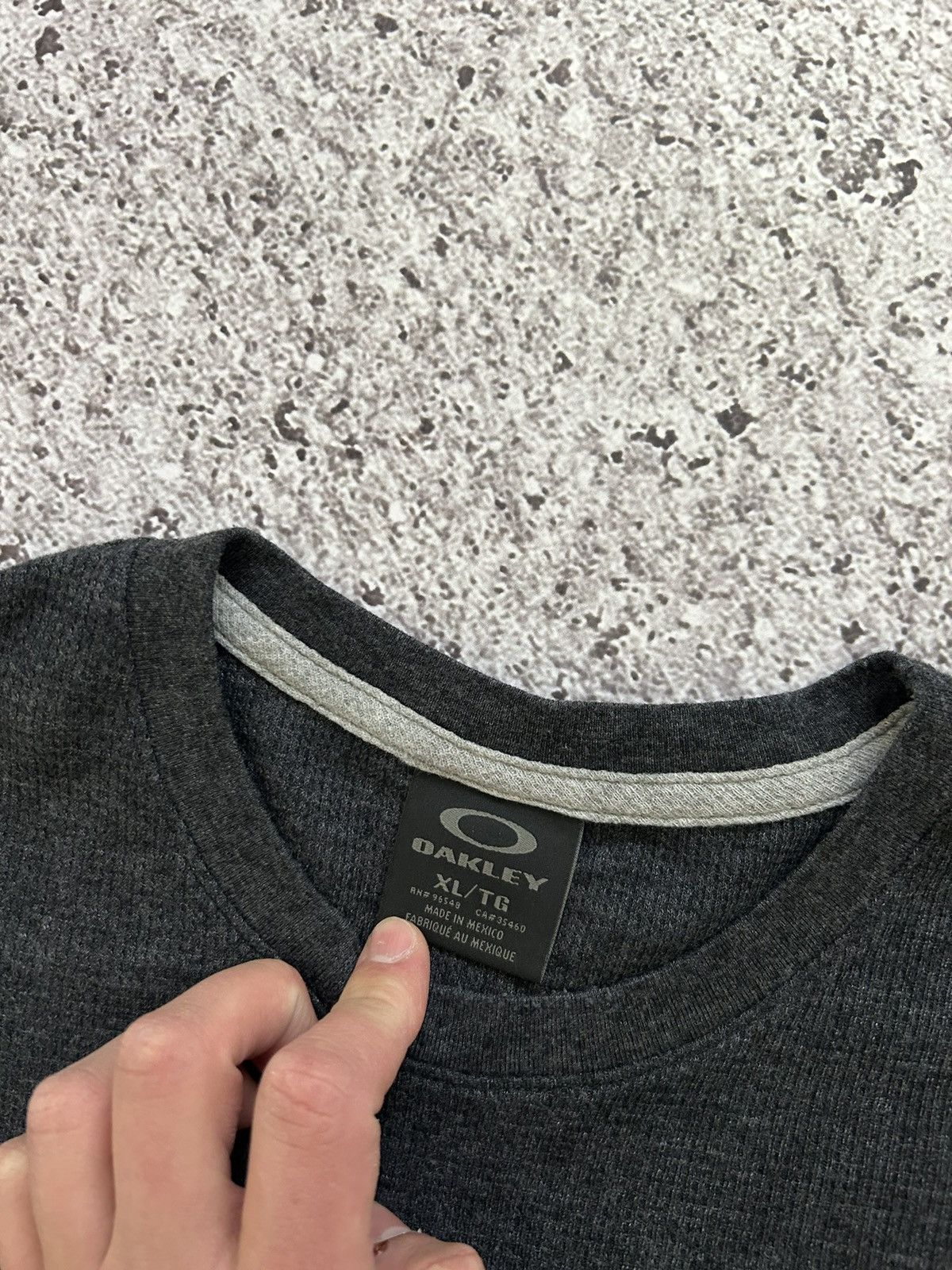 Oakley × Vintage 🏄‍♂️ Vintage 90s Oakley USA ‘75 Surfing Retro Y2K Long Sleeve Size US XL / EU 56 / 4 - 6 Thumbnail