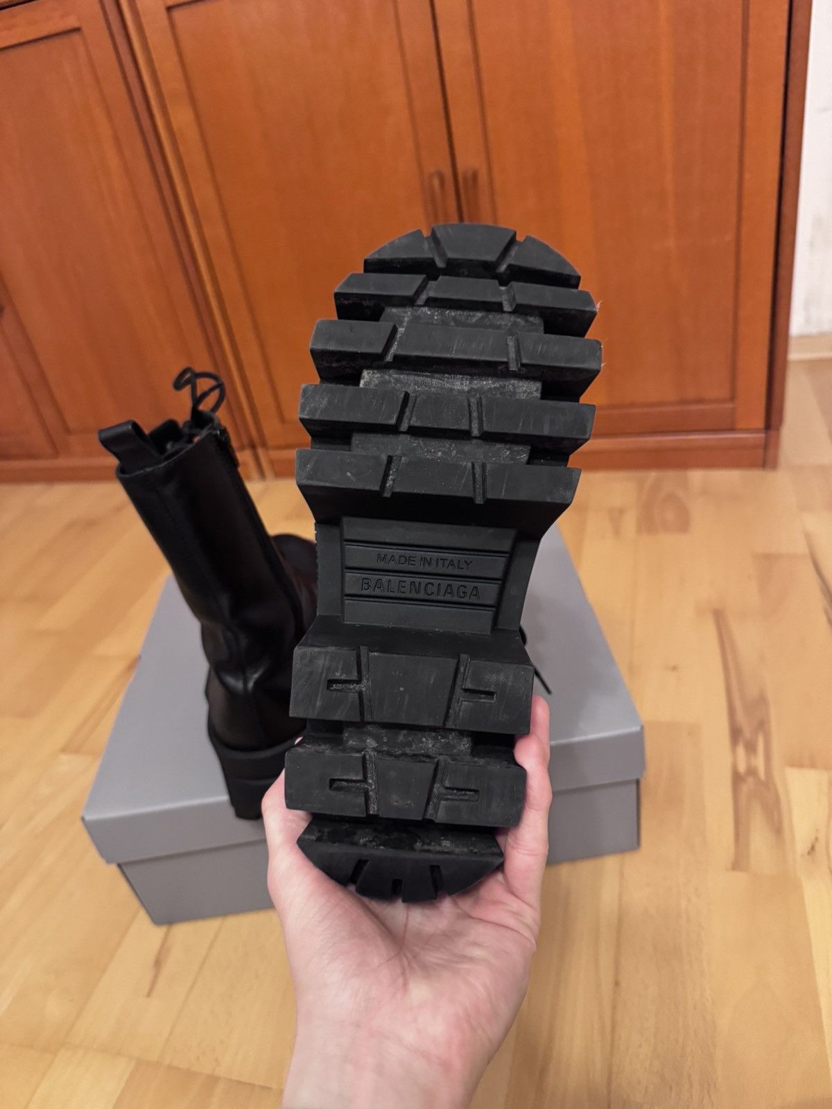 Balenciaga Balenciaga Bulldozer Triple Black Size US 6 / EU 39 - 9 Thumbnail