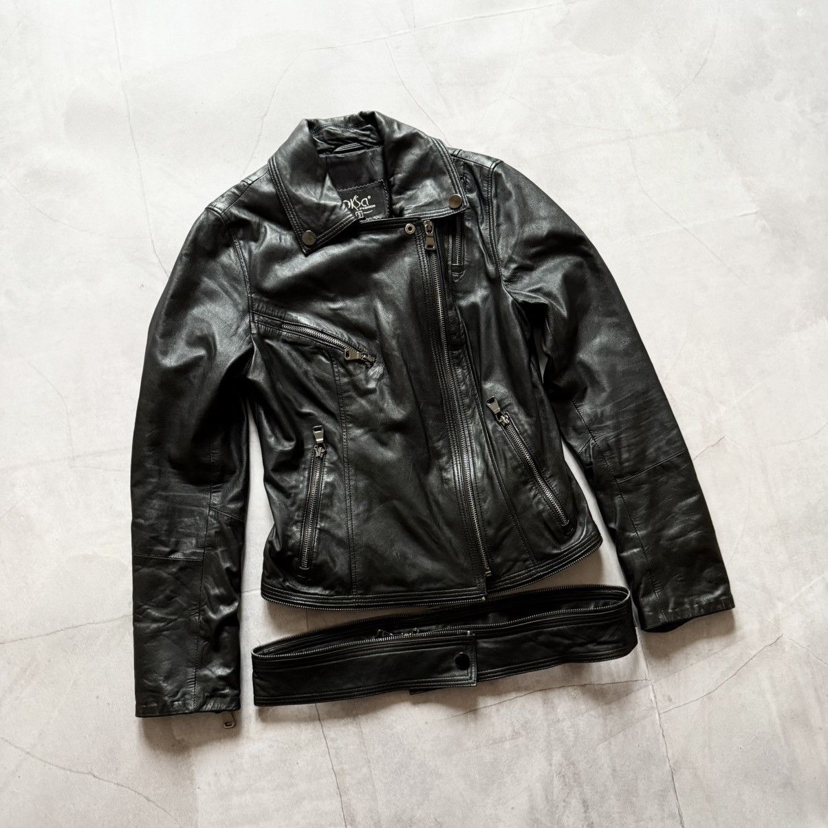 Allsaints Biker Leather Jacket Style Allsaints Avantgarde Opium Size S / US 4 / IT 40 - 6 Thumbnail