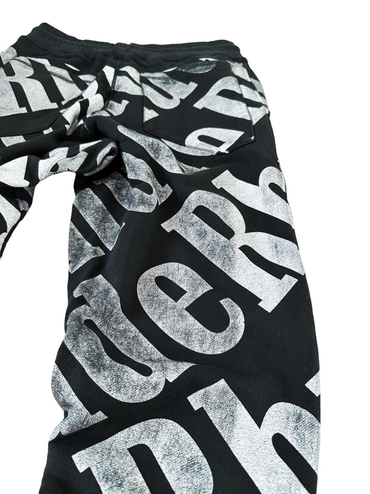 Rhude SzXL Allover Print Black Sweat Pants Size US 34 / EU 50 - 8 Thumbnail