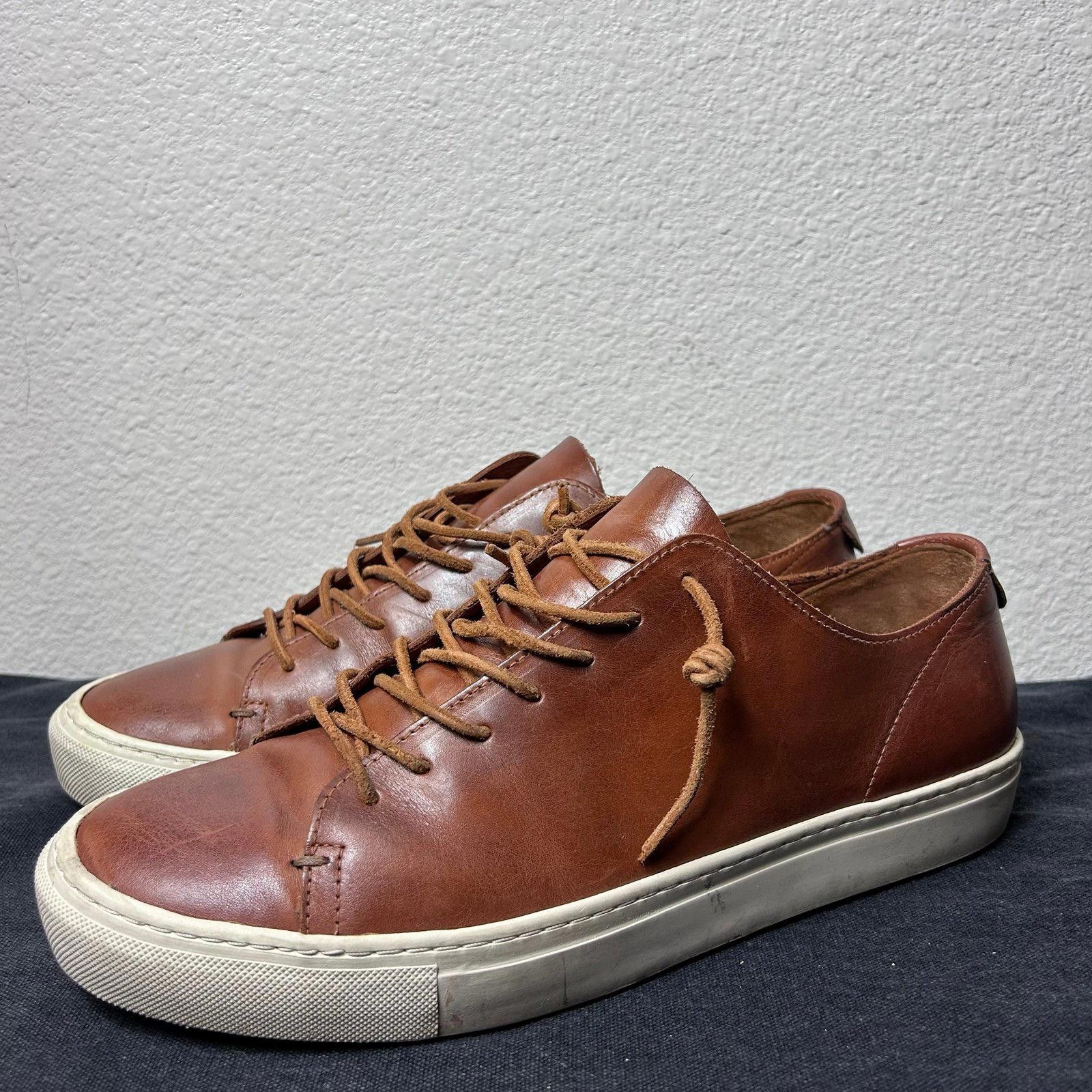 Massimo Dutti Leather Sneakers sz 12
