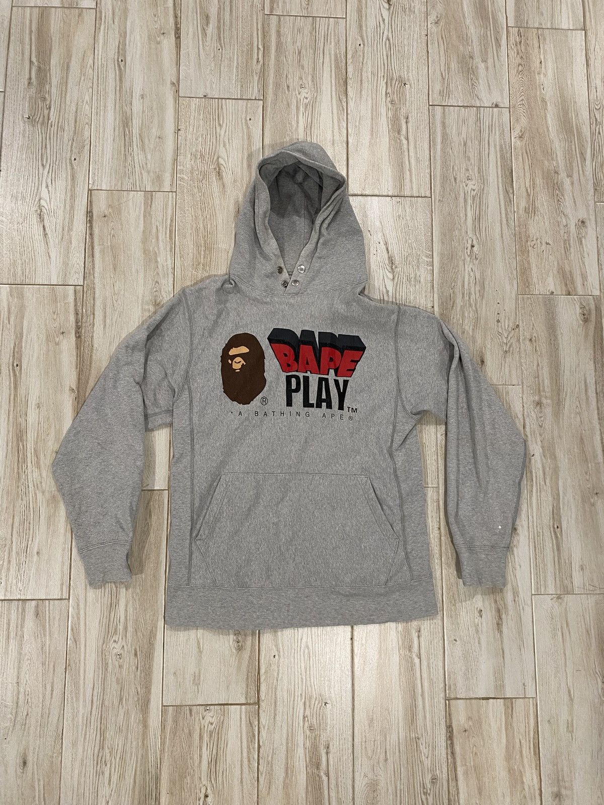 激レア コラボ A BATHING APE X CHAMPION HOODIE 2色 (A BATHING