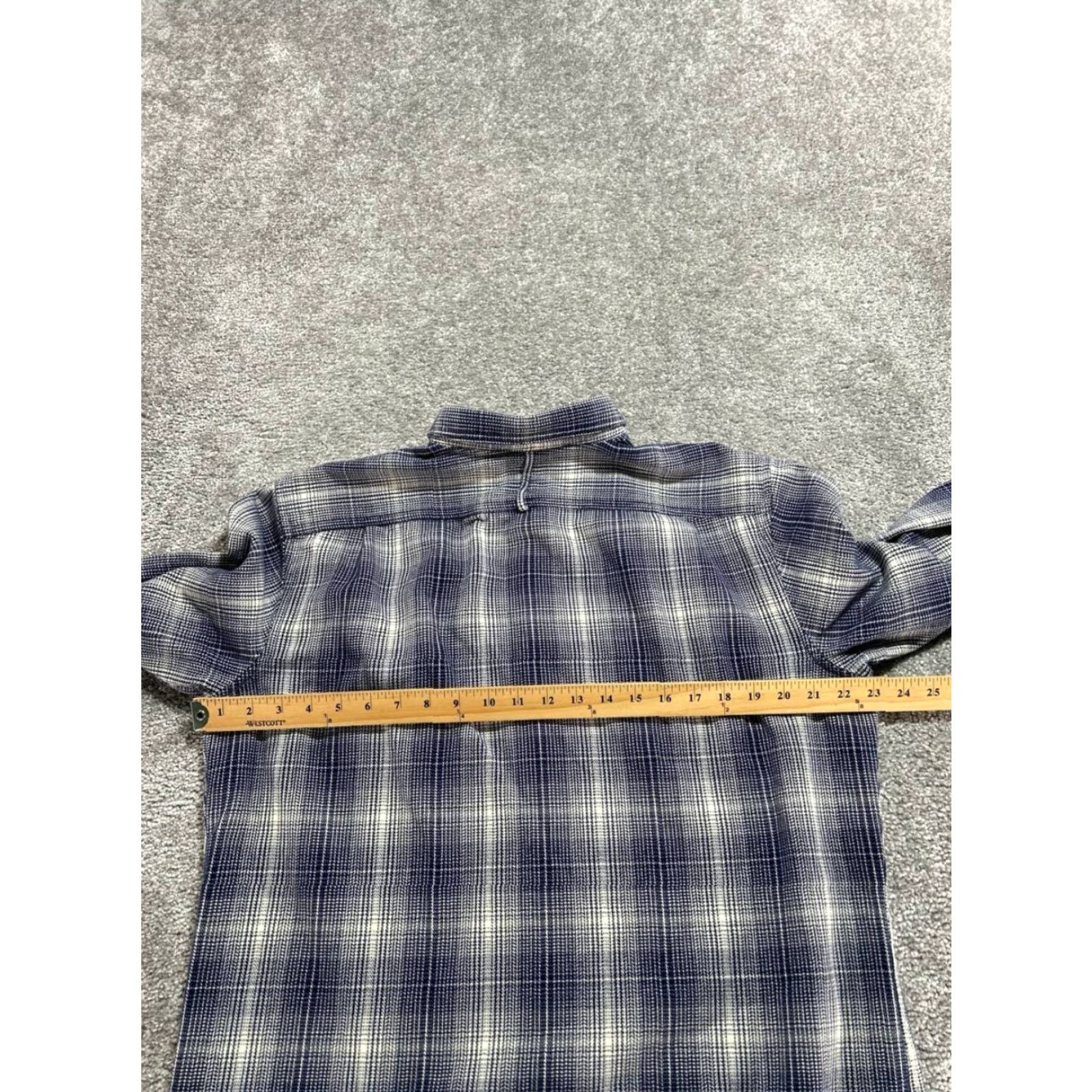 Banana Republic Banana Republic Camden Fit Shirt Mens Large Blue Plaid Button Front Size US L / EU 52-54 / 3 - 4 Thumbnail