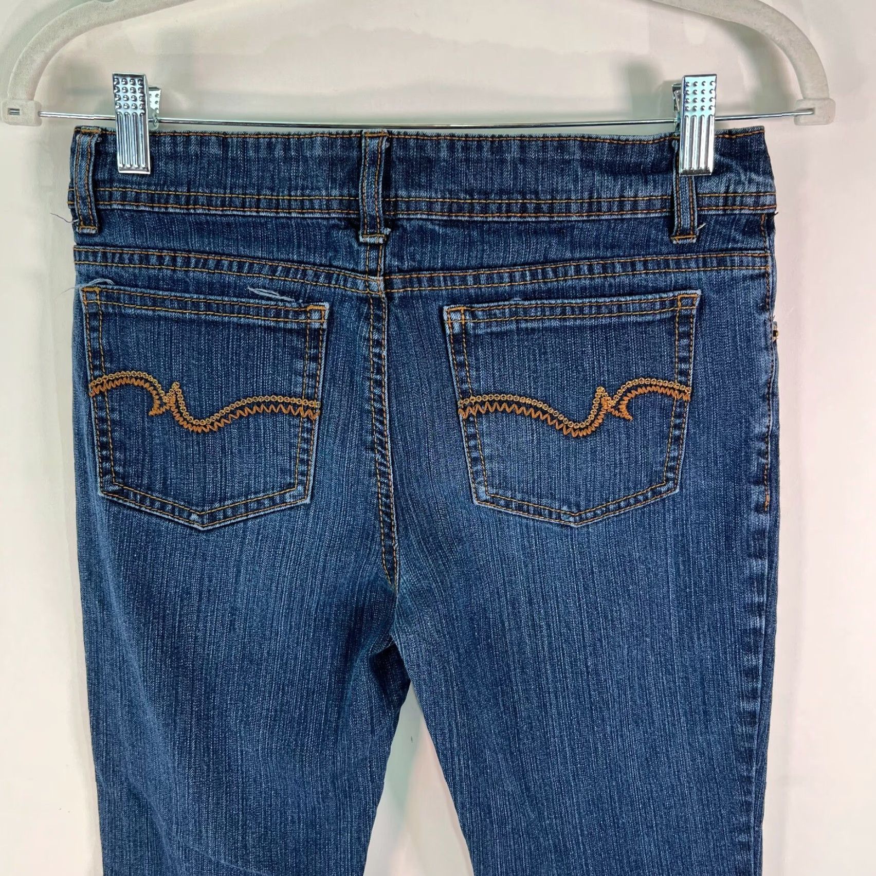 Denime SO Jeans Bootcut Women's Blue Denim Size 28 32 5 XS? Wait არ Size 27" / US 4 / IT 40 - 4 Thumbnail