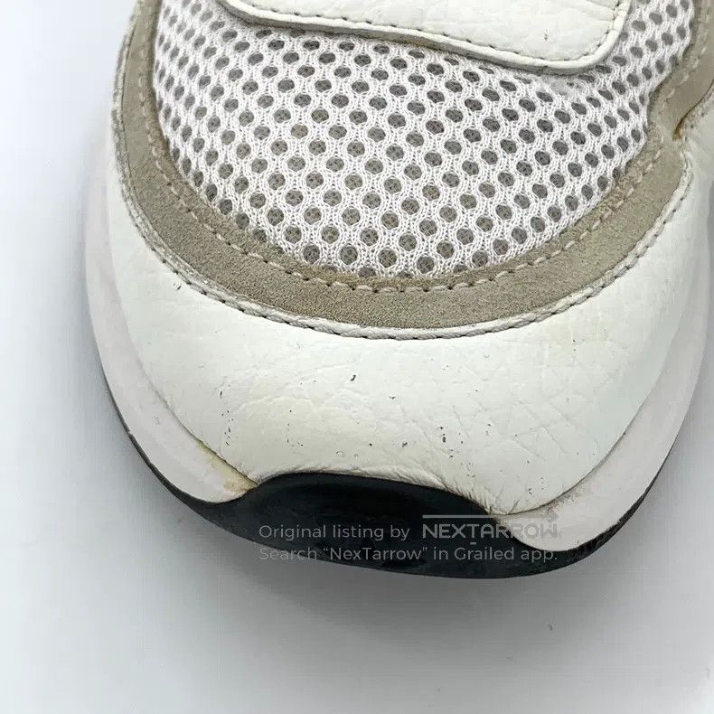Chanel Chanel White logo mesh leather laced casual sneakers Size US 7.5 / IT 37.5 - 9 Thumbnail