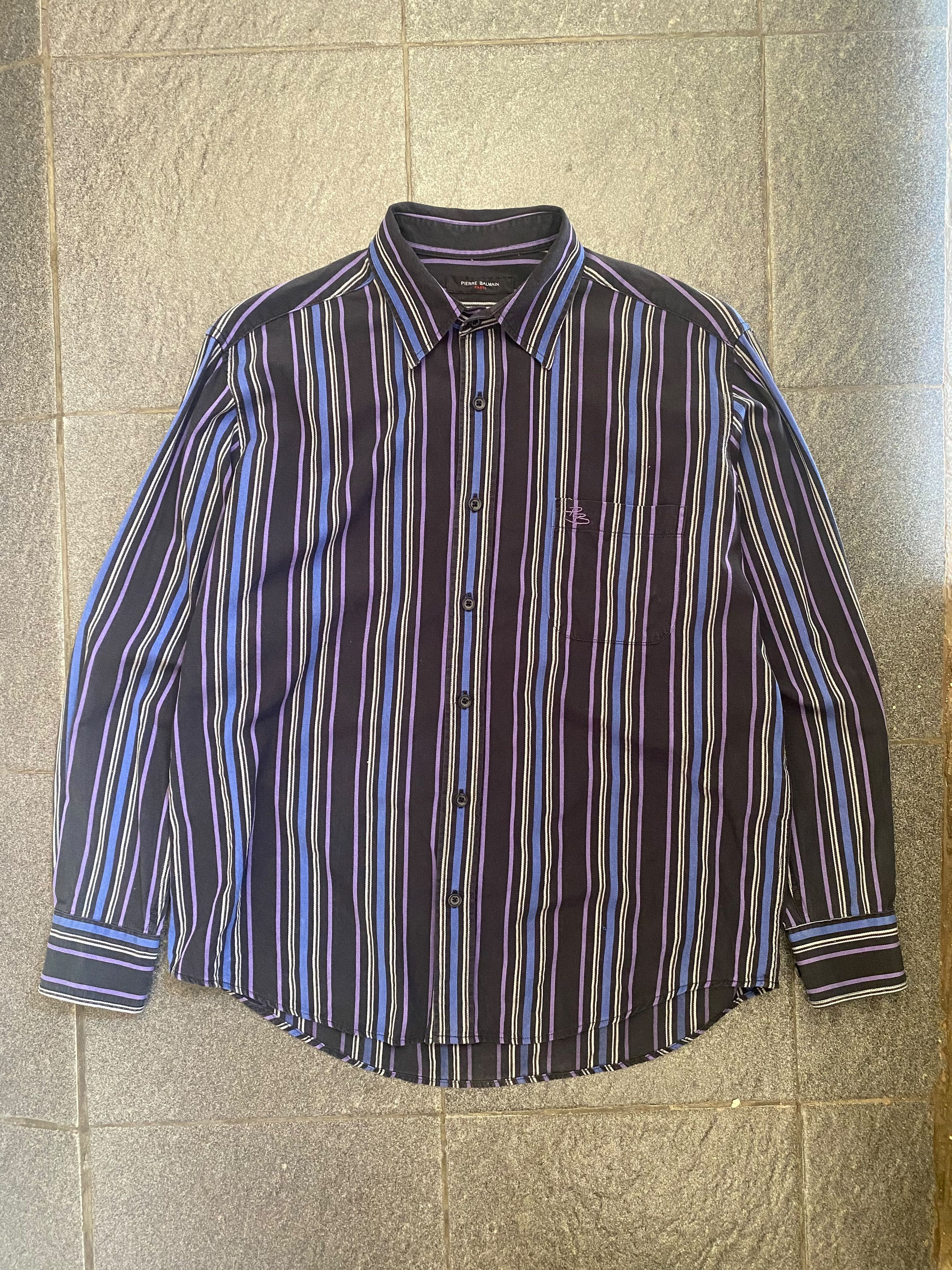 Balmain Balmain by Decarnin SS11 Military Safety Pin Shirt | Grailed