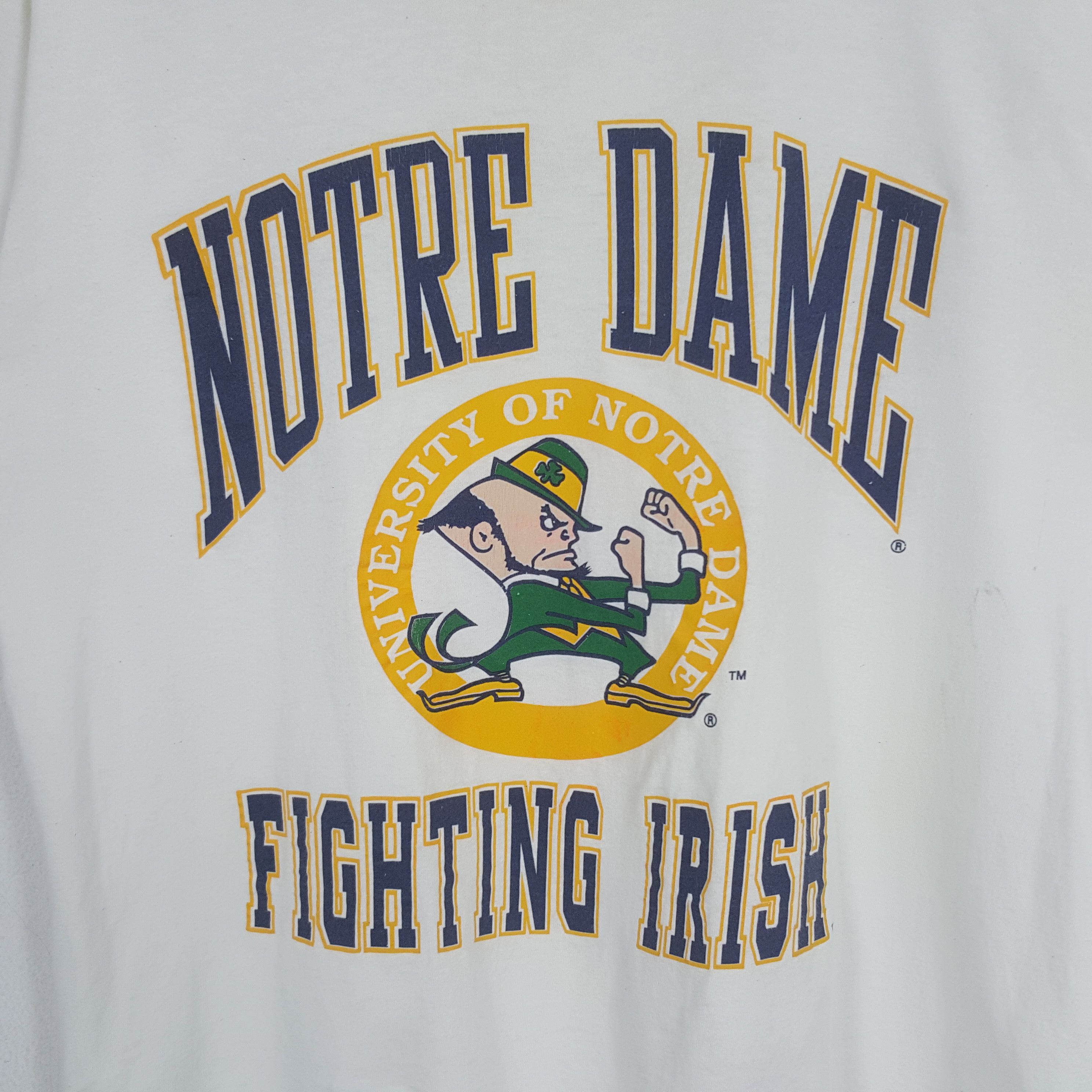 Other Vintage Notre Dame University Football Team Tshirt C285N57 Size US L / EU 52-54 / 3 - 2 Thumbnail