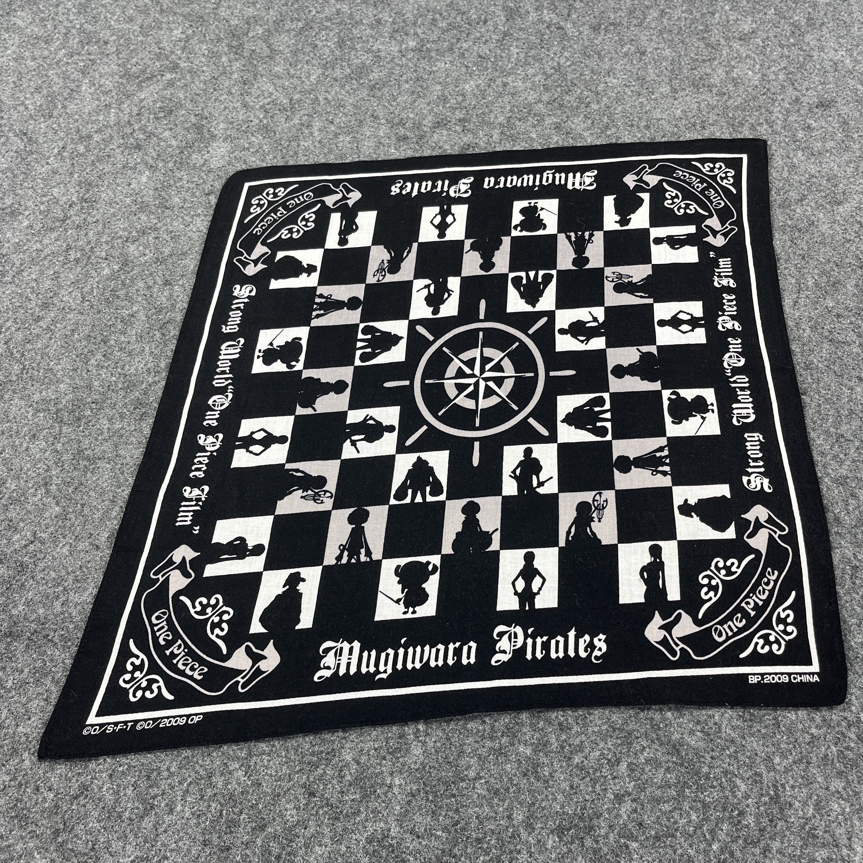 Anime × One Piece × Vintage One Piece Handkerchief / Bandana / Neckerchief B259 Size ONE SIZE - 7 Thumbnail