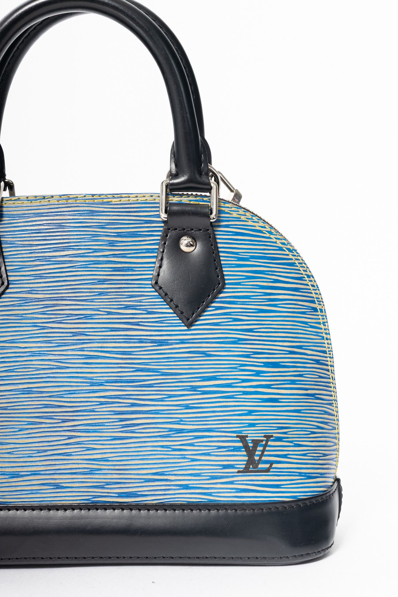 Louis Vuitton Louis Vuitton Alma BB Denim Epi Leather Tote Size ONE SIZE - 9 Thumbnail