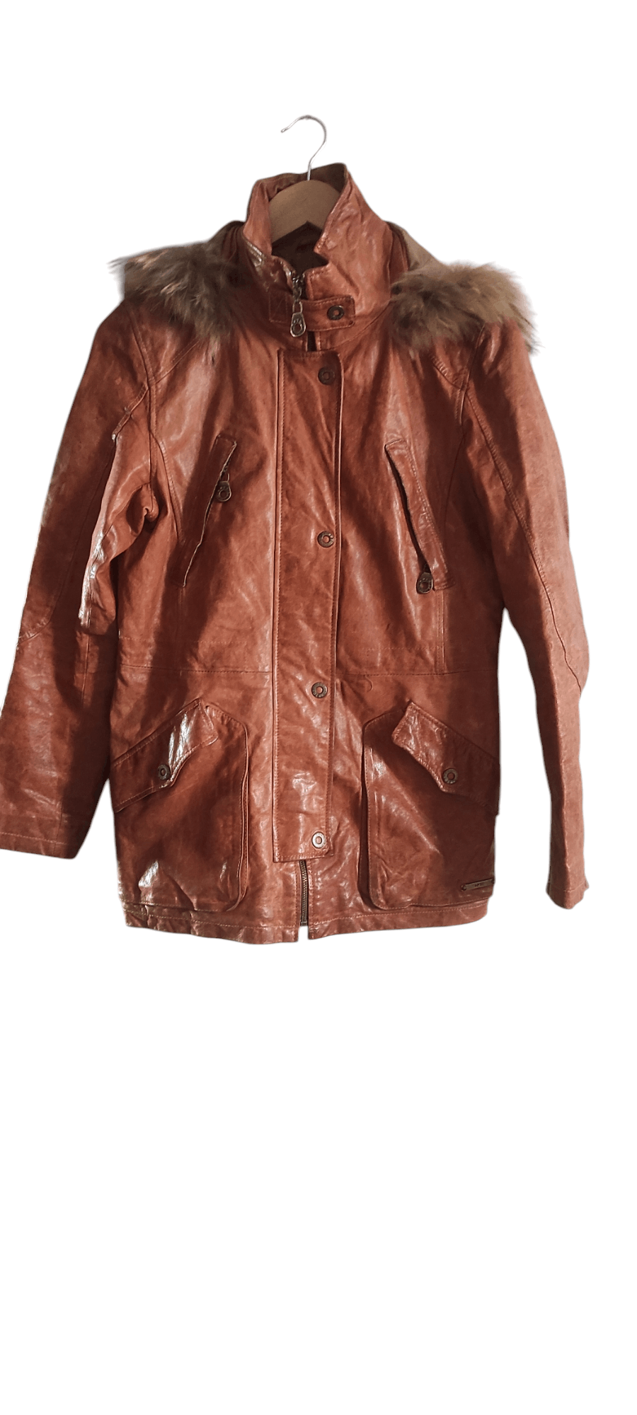 Other Patricia- Women's Fashion Lambskin Leather Sheepskin Jacket Size M / US 6-8 / IT 42-44 - 2 Thumbnail