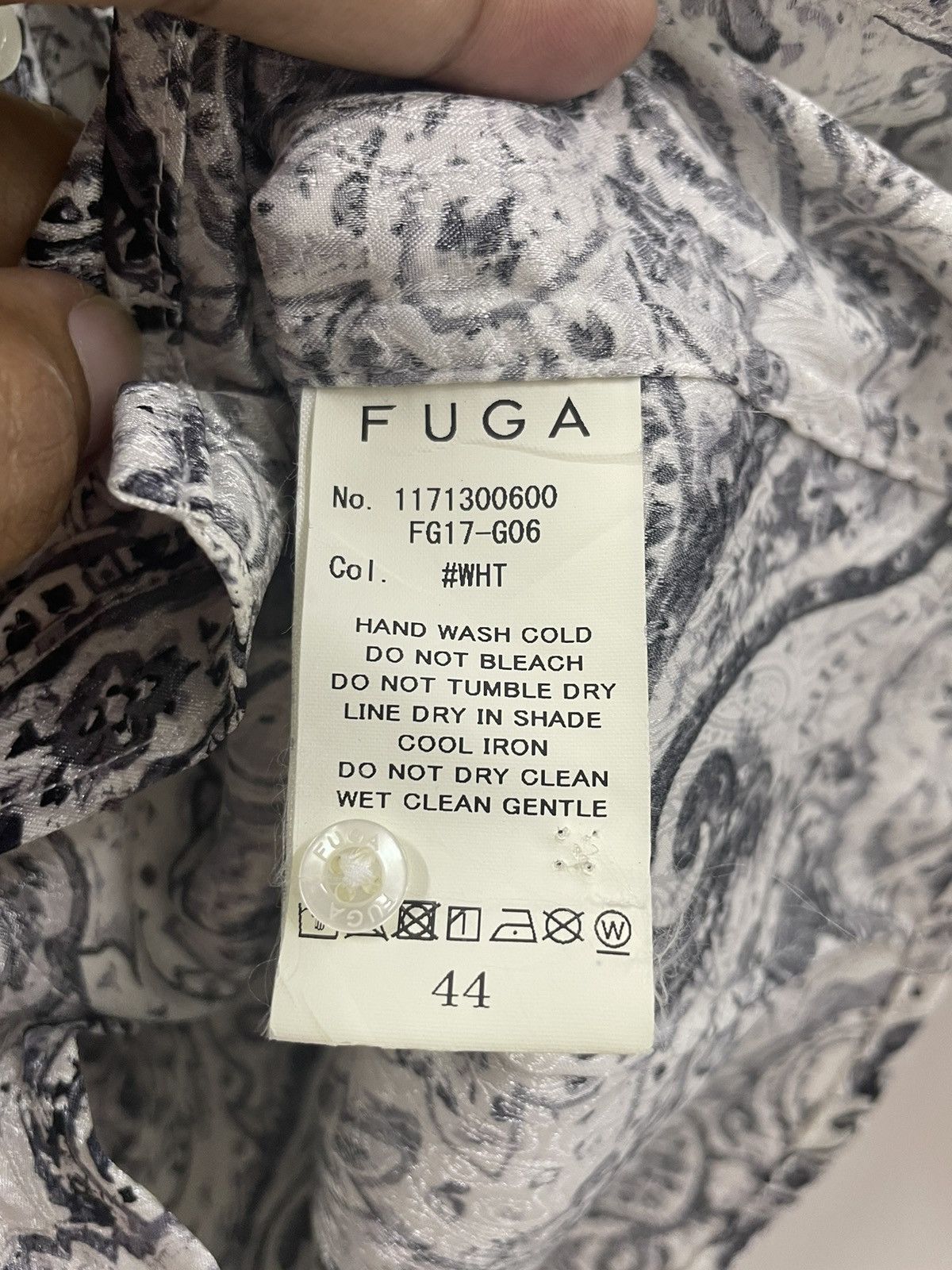 GOSTAR DE FUGA Fuga Japan Paisley Shirts Size US XS / EU 42 / 0 - 6 Thumbnail