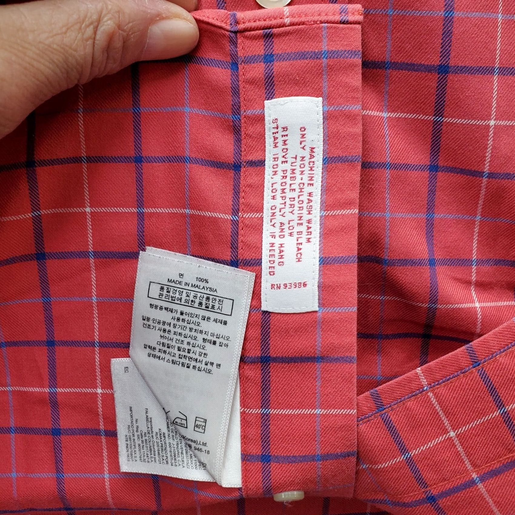 Brooks Brothers Brooks Brothers Shirt Men Large Multi Checkered Non-Iron Regular Fit Button Down Mens Size L Size US L / EU 52-54 / 3 - 6 Thumbnail