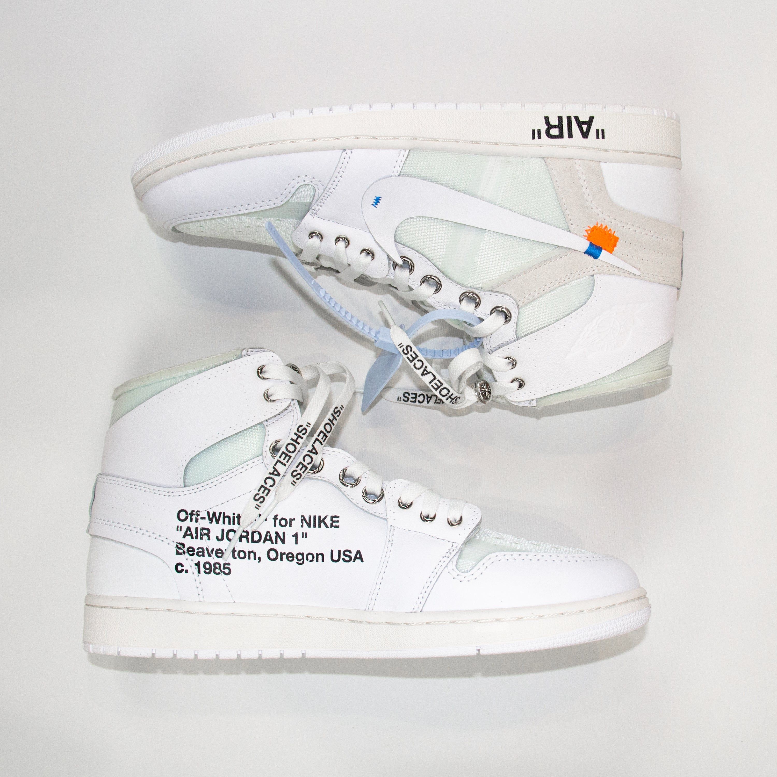 Chrome Hearts CHROME HEARTS OFF WHITE NIKE JORDAN 1 EU (1/1) Size US 12 / EU 45 - 11 Thumbnail