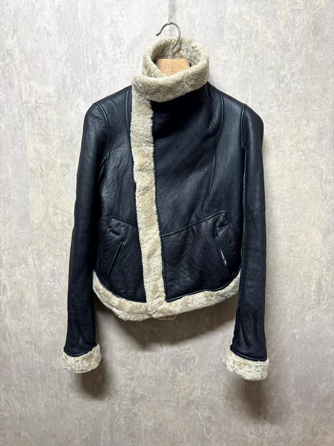 Rick Owens Rick Owens Sheepskin Leather Jacket Size US XS / EU 42 / 0 - 1 Thumbnail