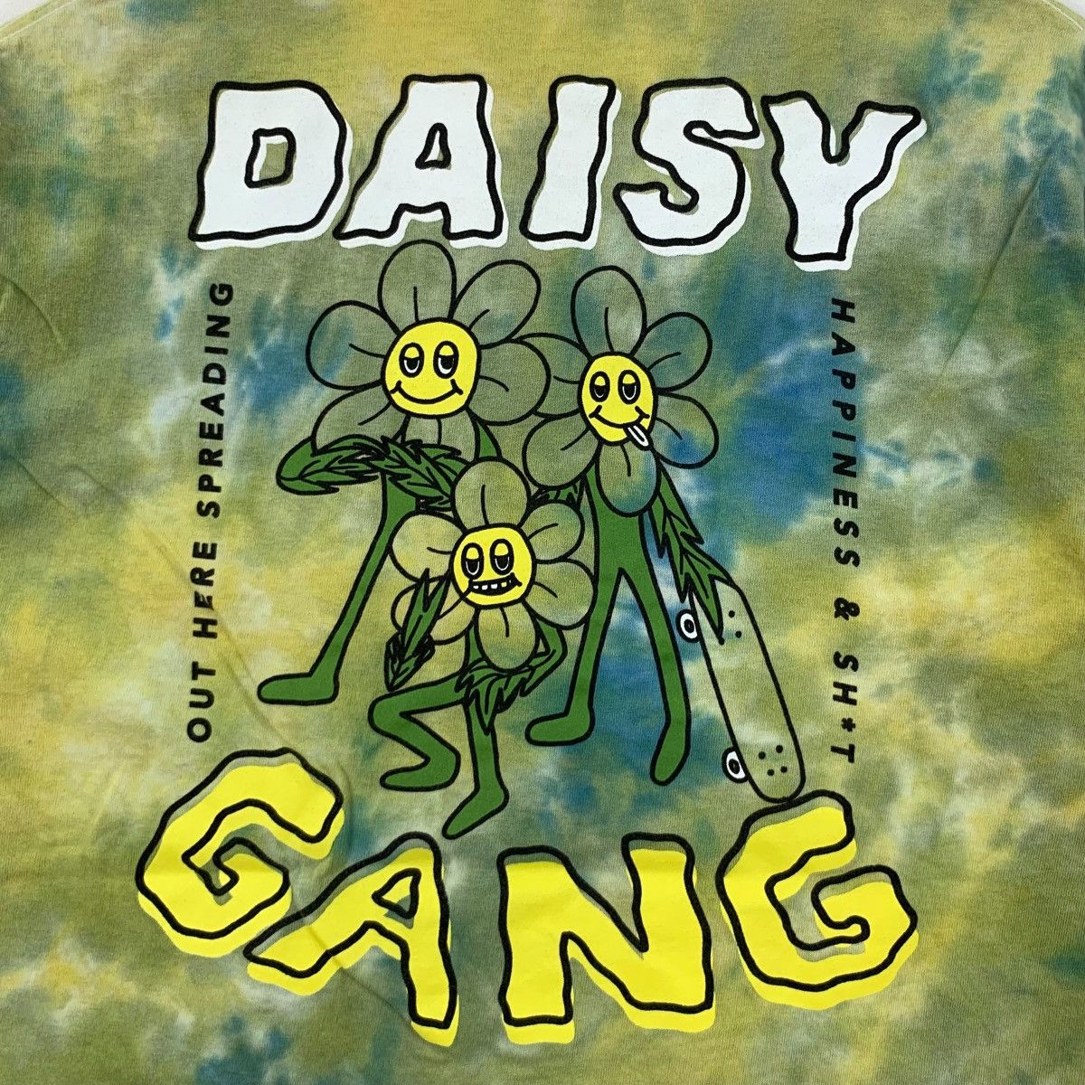 A.LAB ALAB DAISY GANG Floral Skate Minus One Tie Dye Tee Shirt Size US M / EU 48-50 / 2 - 5 Thumbnail