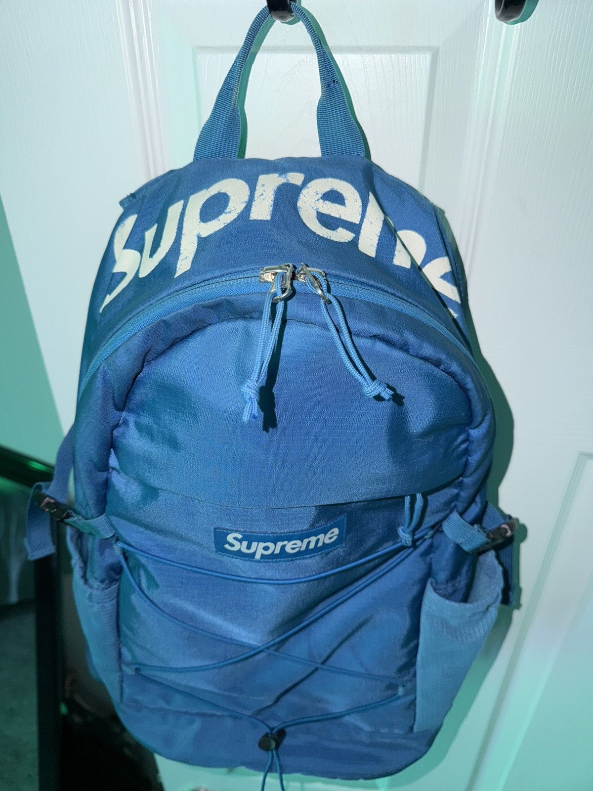 Supreme Supreme 16SS Tonal Backpack Blue Logo Size ONE SIZE - 2 Thumbnail