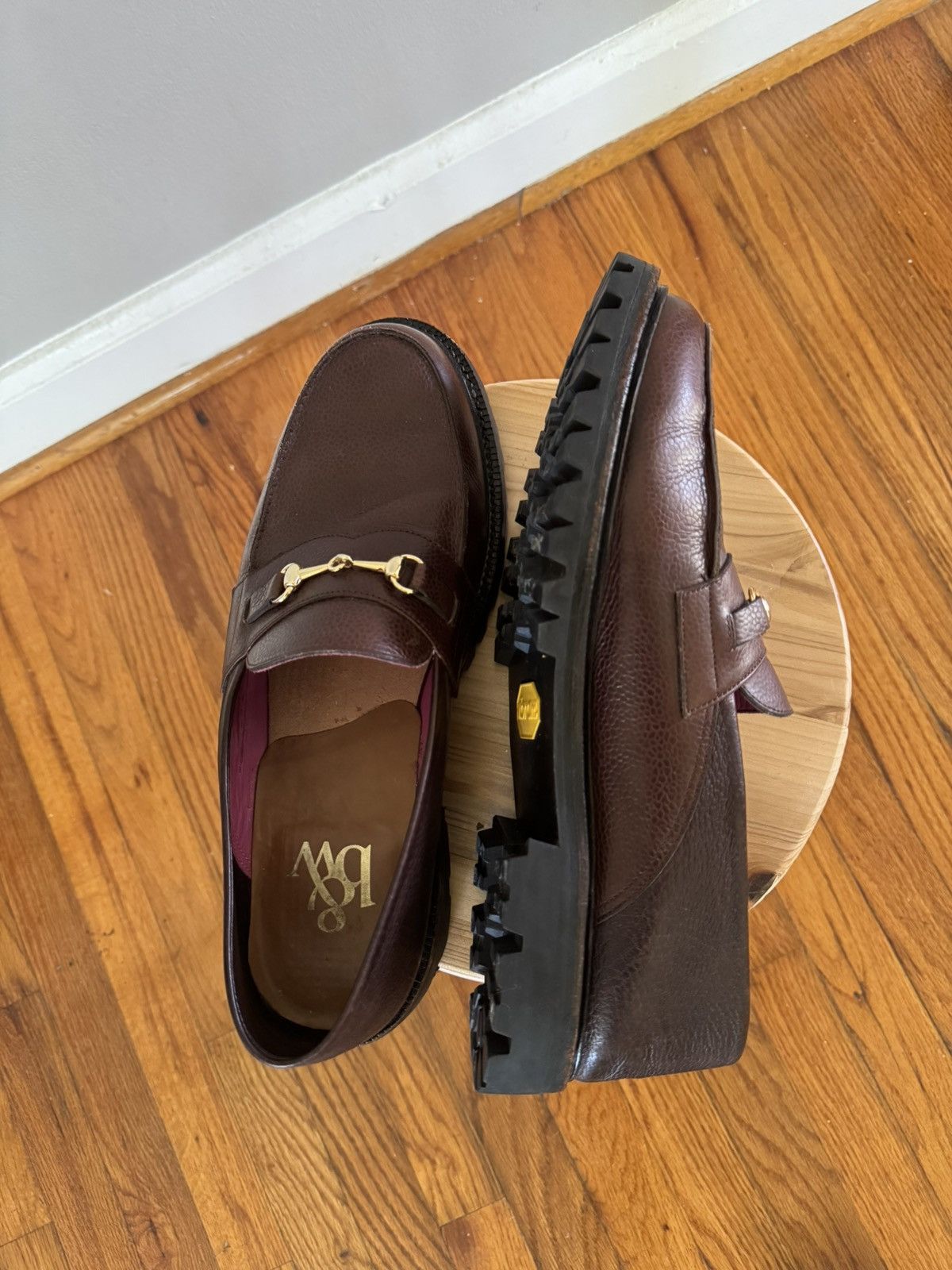 Blackstock & Weber Blackstock & Weber Mason Horse Bit Loafers (Chocolate) Size US 13 / EU 46 - 5 Thumbnail
