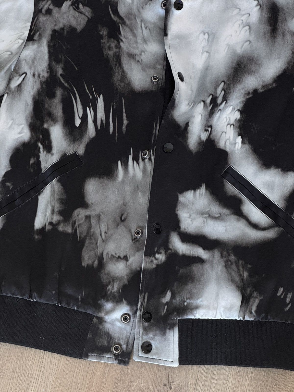 Yves Saint Laurent Saint Laurent Paris Splash ink tie dye silk jacket Size US M / EU 48-50 / 2 - 4 Thumbnail
