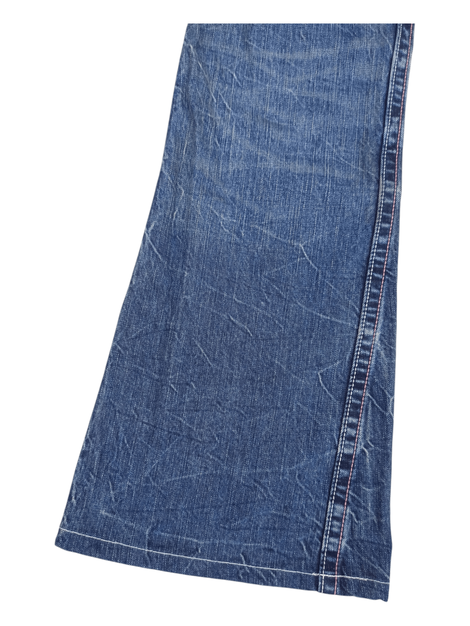 Japanese Brand Vintage Brappers Union Made Low Rise Flare Jeans Size 27" / US 4 / IT 40 - 10 Thumbnail