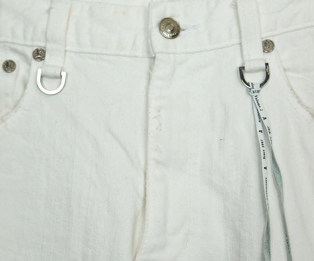 Mastermind Japan mmj Main Line White Jeans Red Stitch 30 Size US 30 / EU 46 - 5 Thumbnail