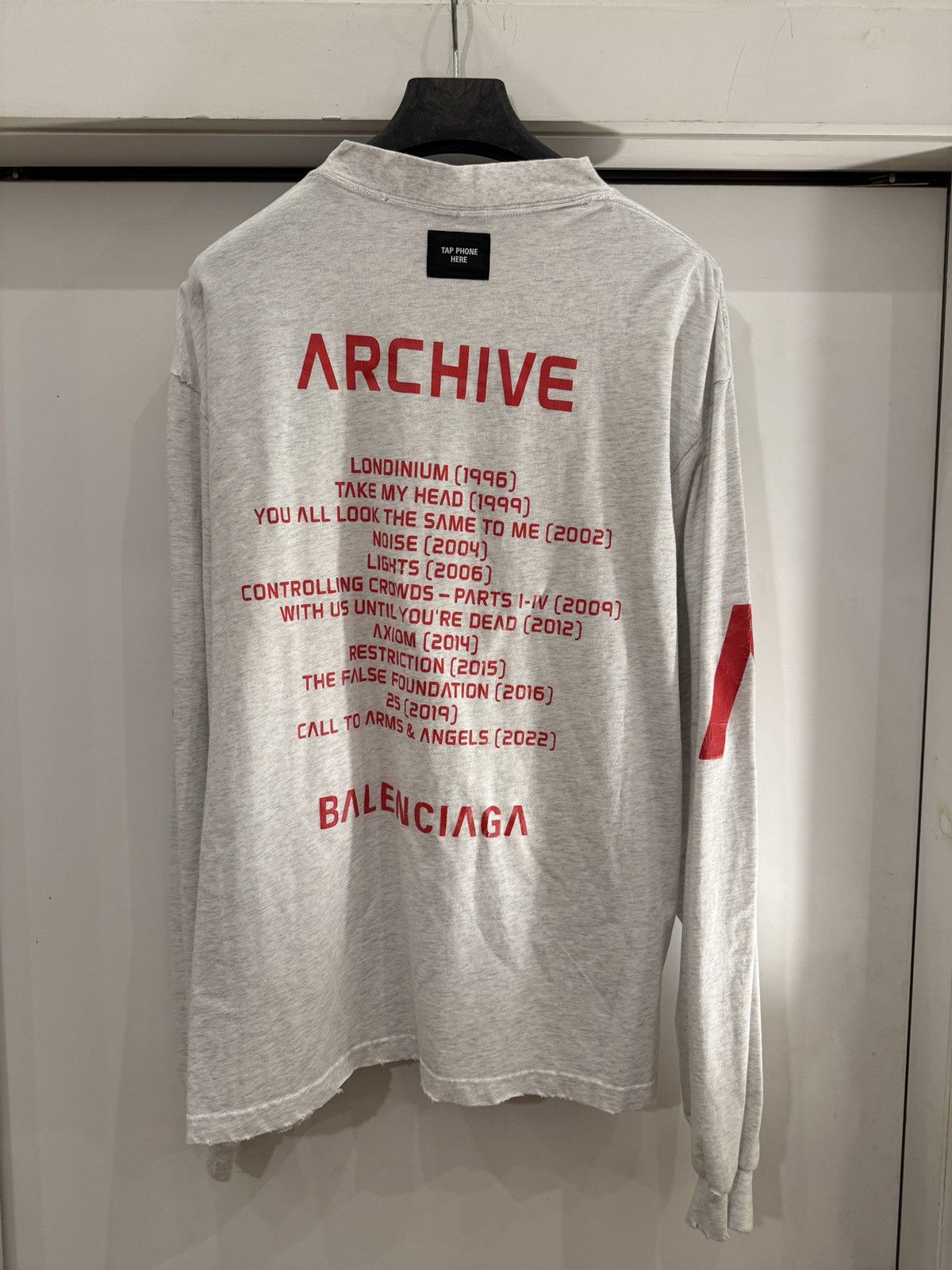 Balenciaga Archive Music Series Longsleeve Size US L / EU 52-54 / 3 - 8 Thumbnail