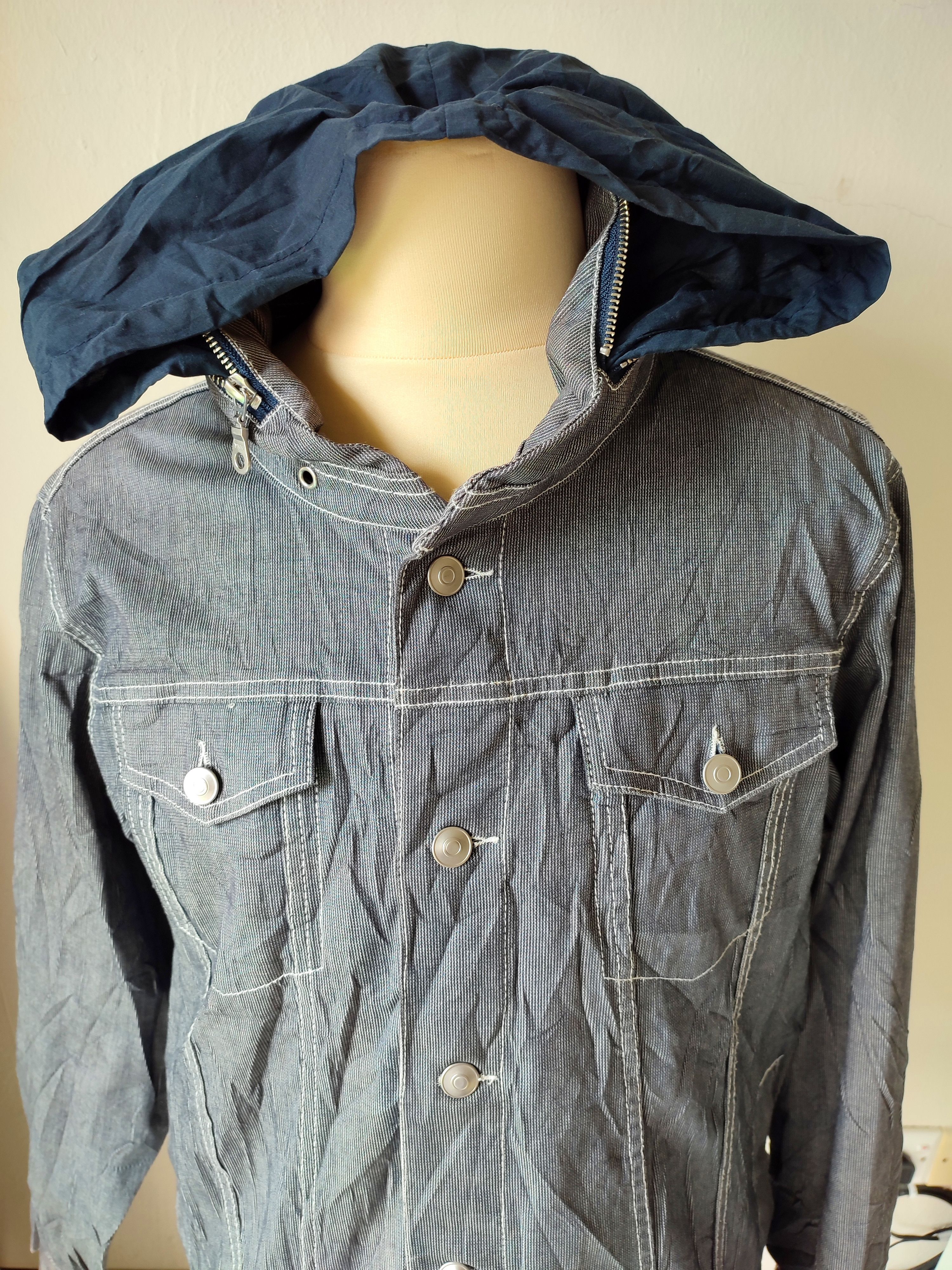 Japanese Brand The Shop TK Button Up Shirt Hickory Design Size US L / EU 52-54 / 3 - 4 Thumbnail