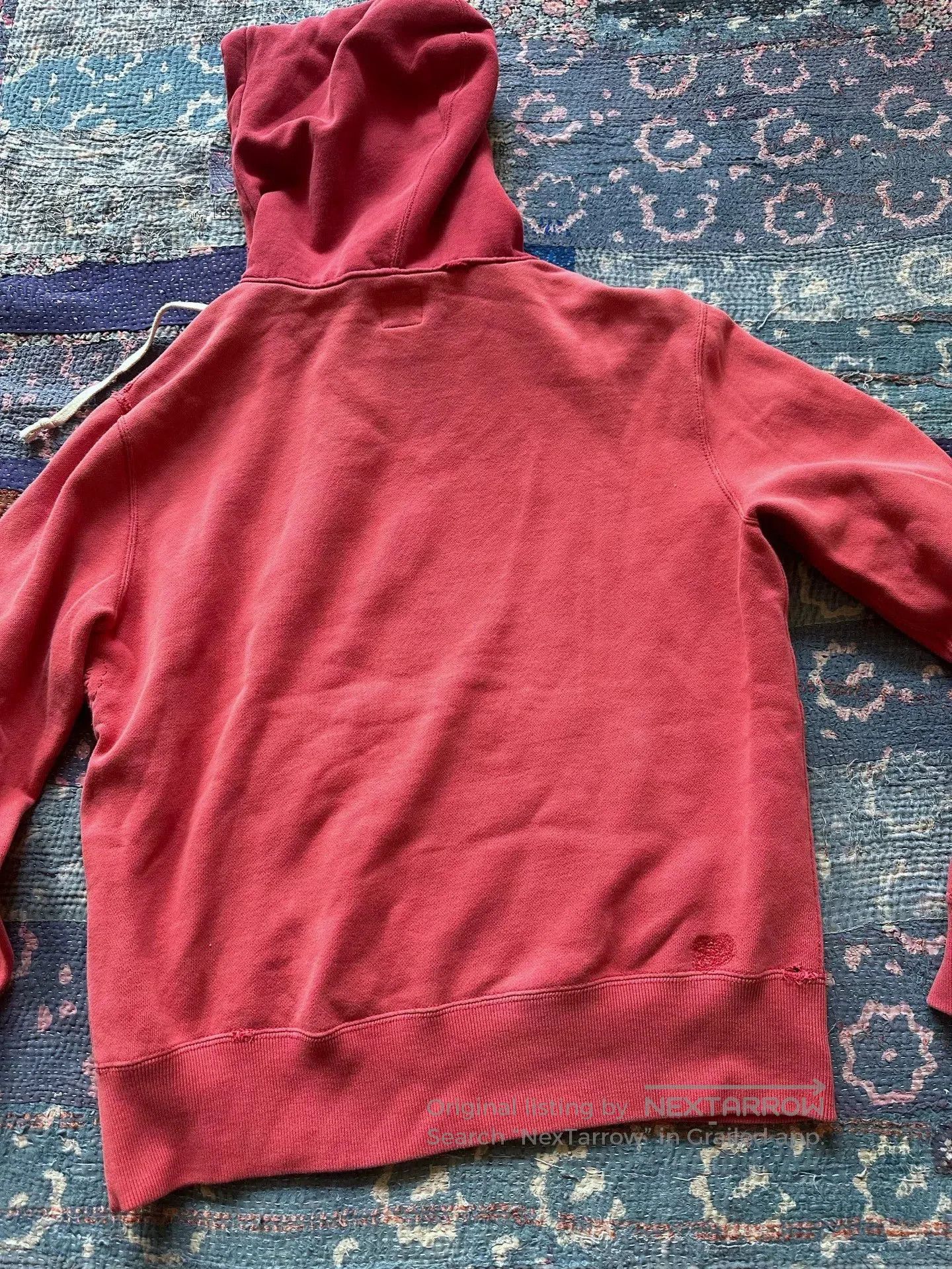 RRL Ralph Lauren rrl distressed hoodie with color block detailing. Size US M / EU 48-50 / 2 - 2 Thumbnail