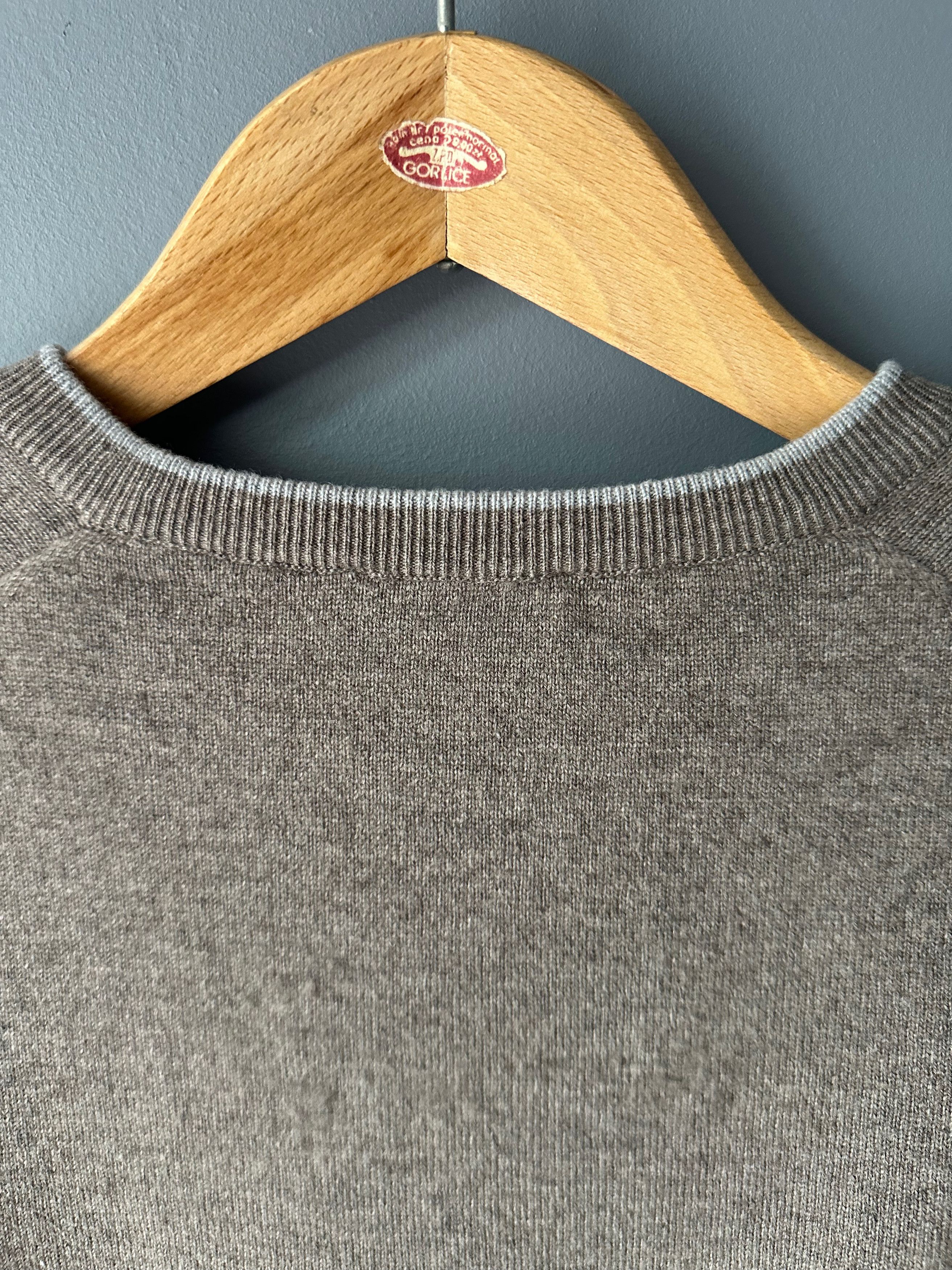Gran Sasso Gran Sasso Wool Cashmere jumper sweater v neck Size US XL / EU 56 / 4 - 13 Thumbnail