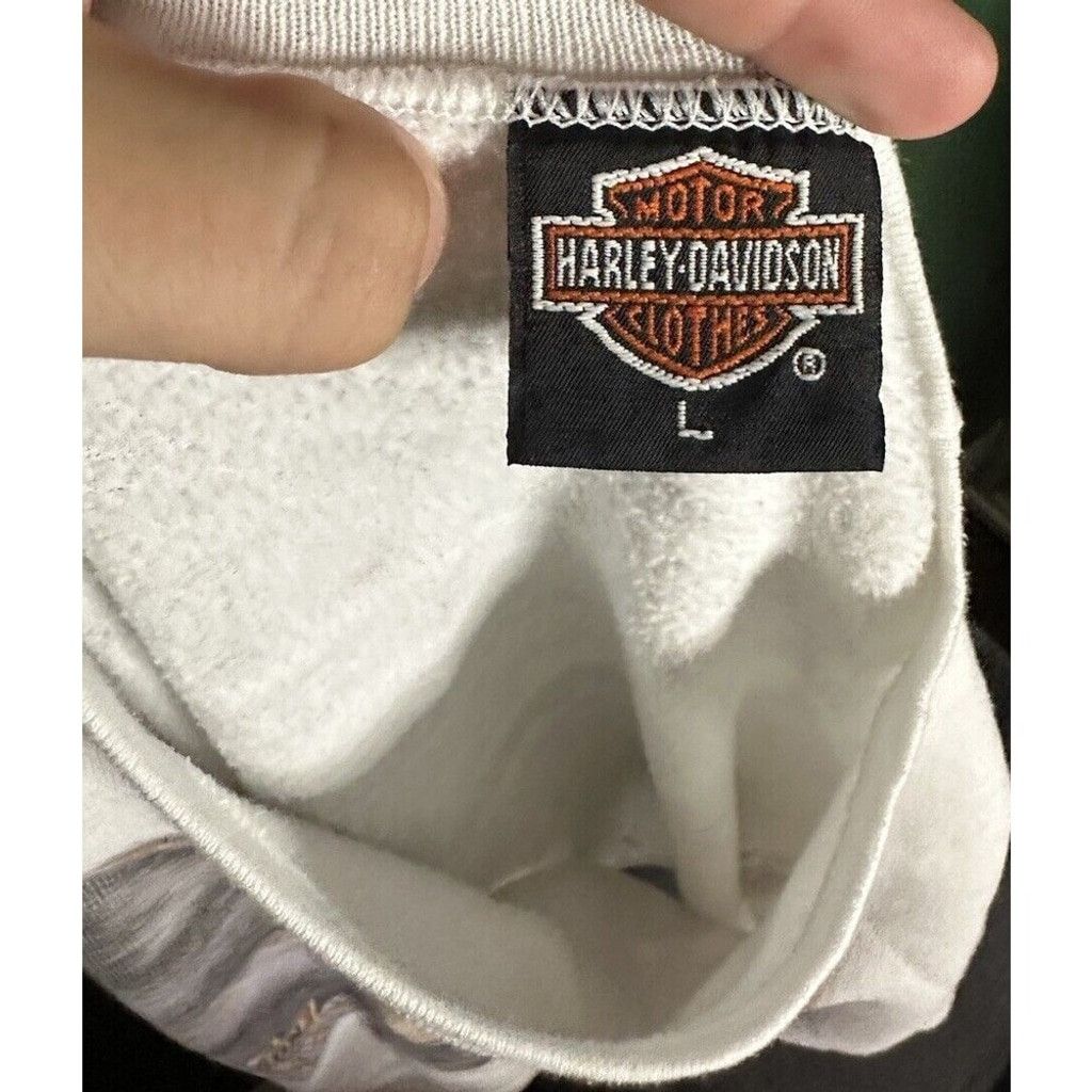 Harley Davidson Vintage Harley Davidson 3D Emblem Wolf Sweatshirt Size US L / EU 52-54 / 3 - 4 Thumbnail