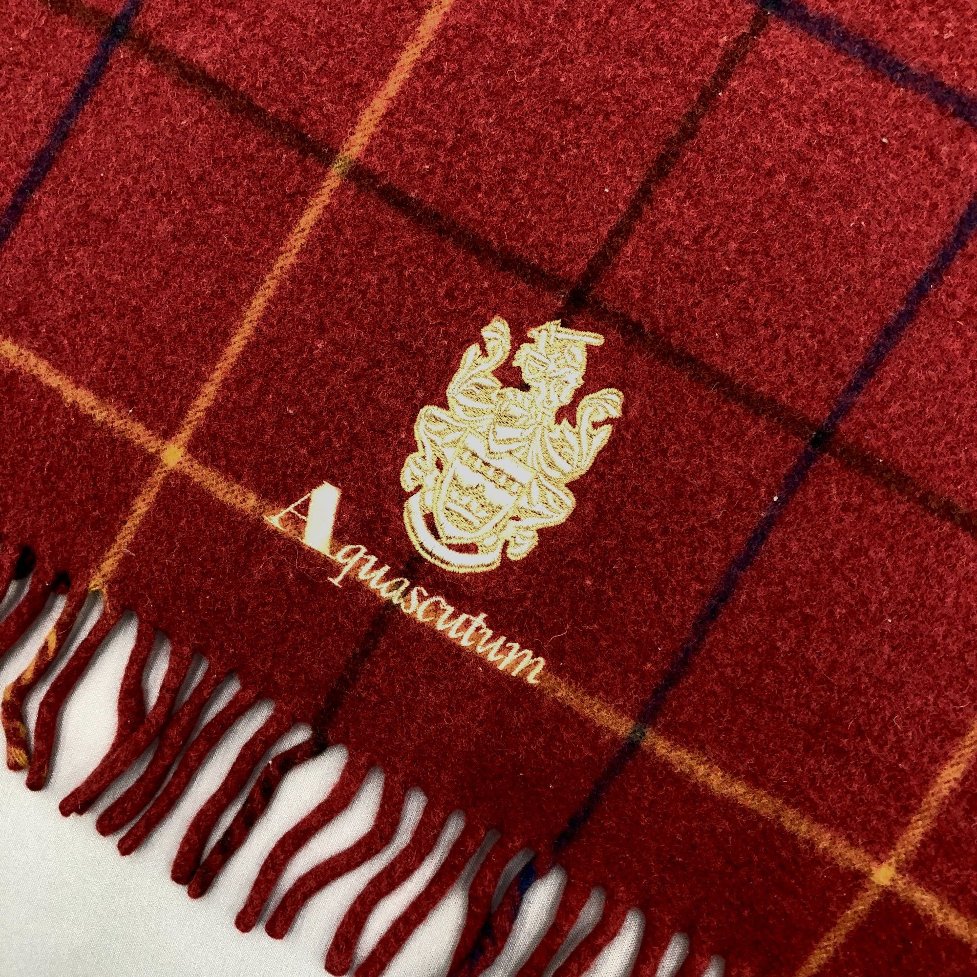 Aquascutum Vintage Aquascutum Scarf Muffler Wool Shawls Wraps Scarves Size ONE SIZE - 5 Thumbnail