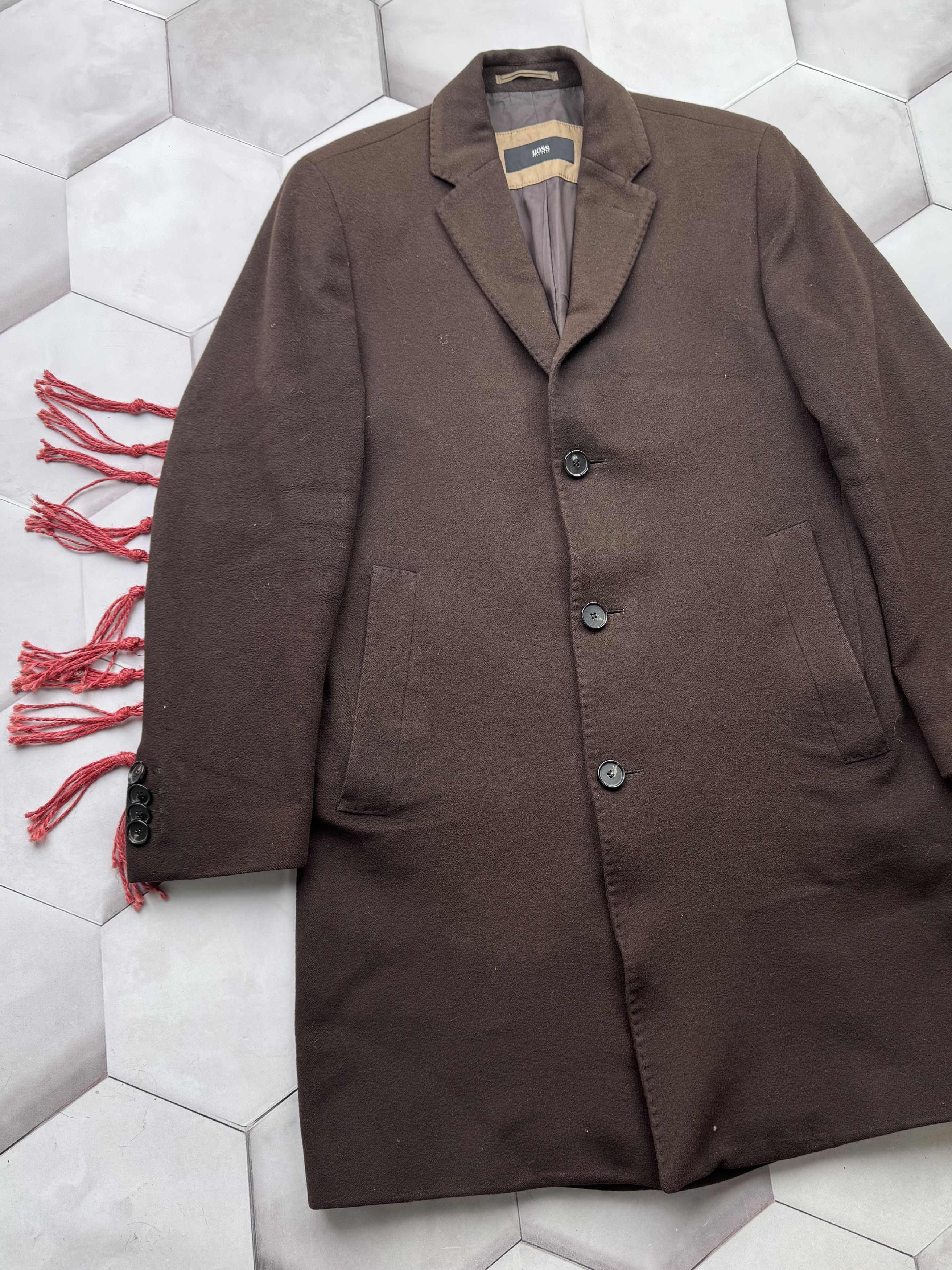 Hugo Boss Hugo Boss Vintage Wool Coat (E4) Size US S / EU 44-46 / 1 - 2 Thumbnail