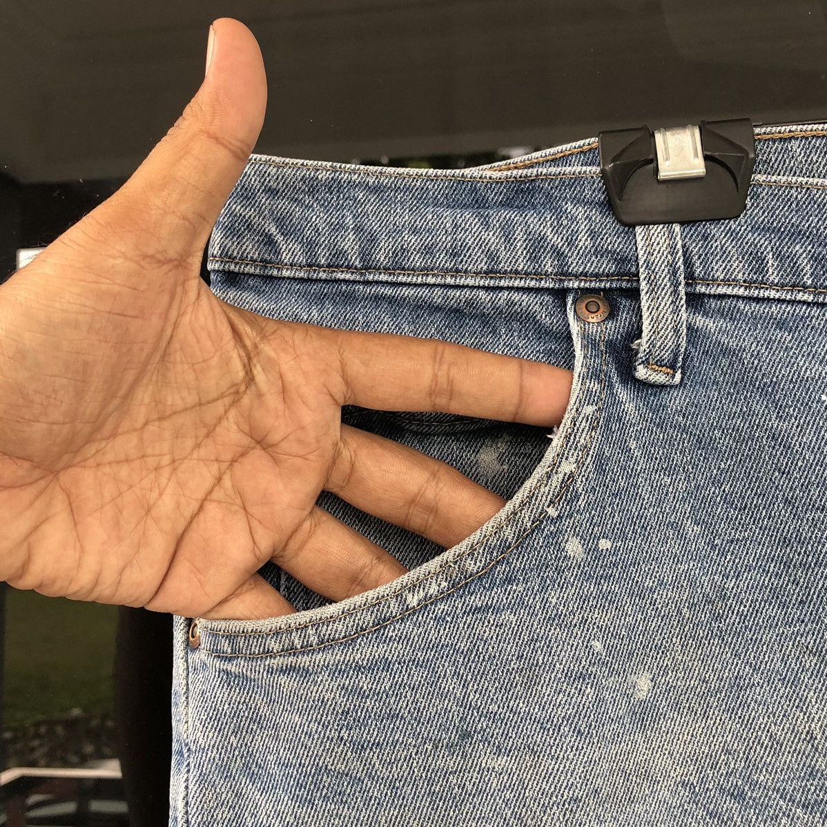 Wrangler Wrangler Rustler Light Wash Blue Jean Size US 36 / EU 52 - 3 Thumbnail