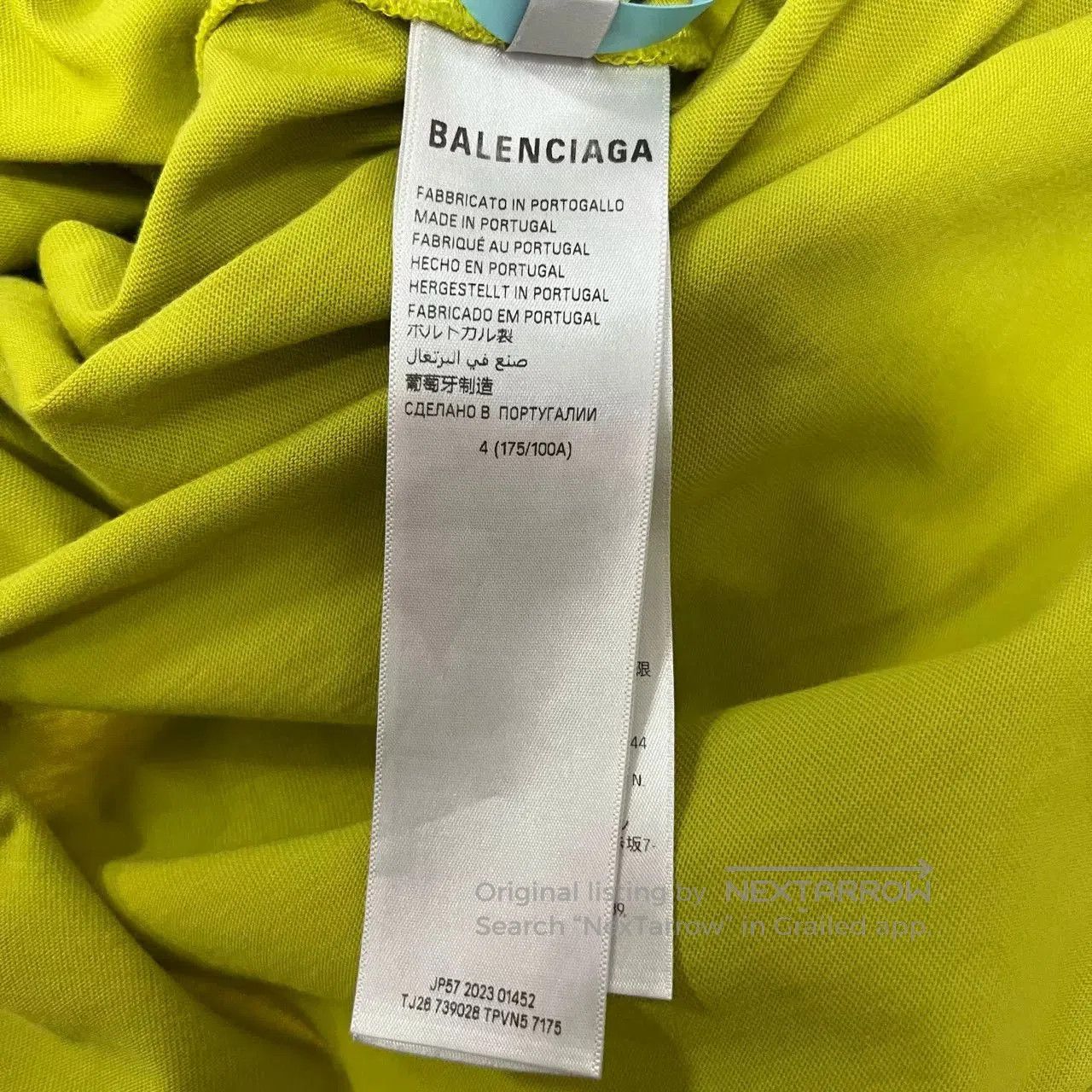 Balenciaga Balenciaga Flame Letter Short Sleeve. Size US S / EU 44-46 / 1 - 4 Thumbnail