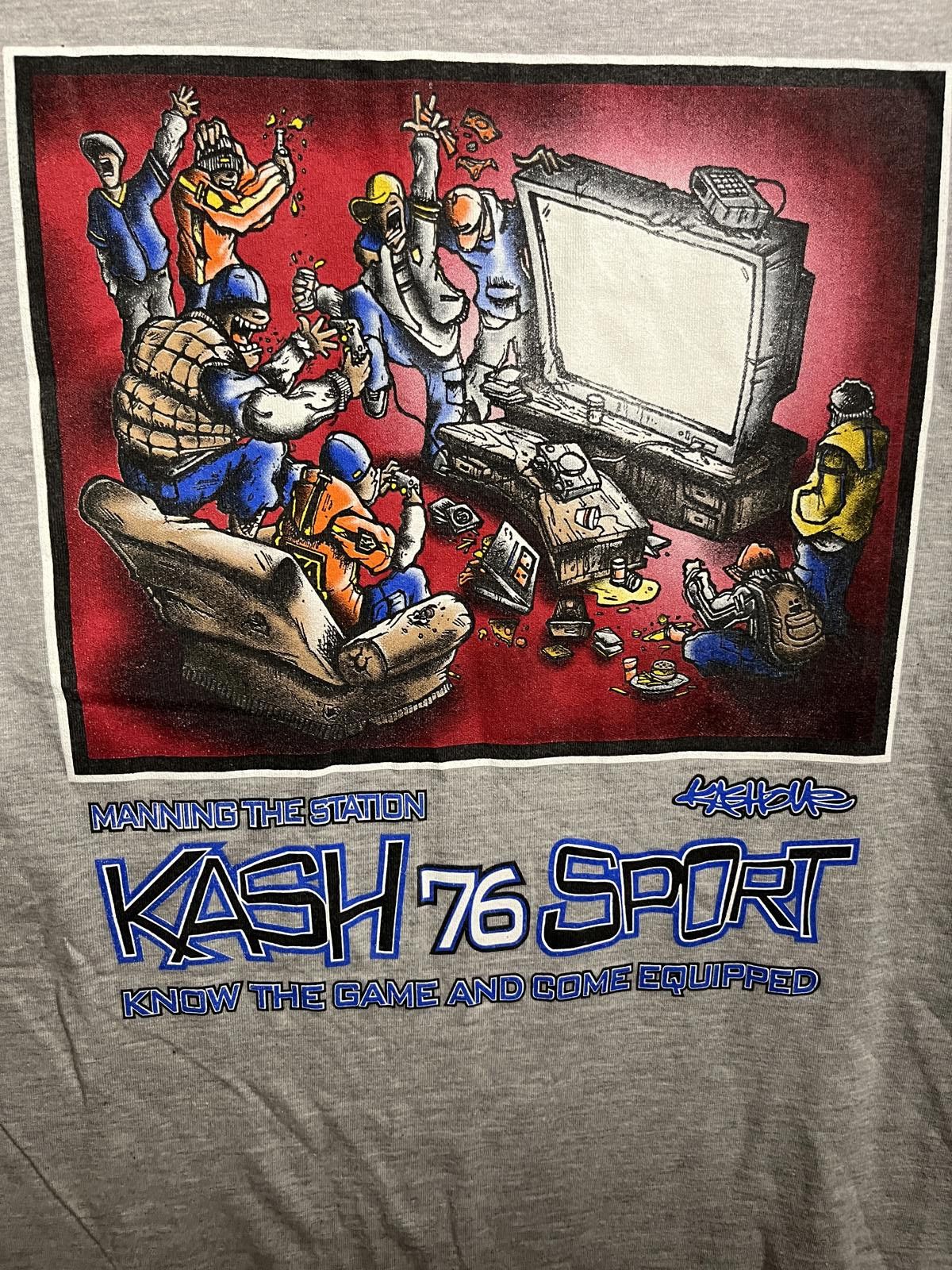 Designer Y2K Video Gamer Tee - Kashoue Video Game Party T-shirt 2XL Size US XXL / EU 58 / 5 - 3 Thumbnail
