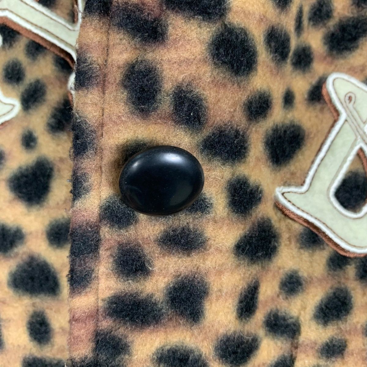 Cartoon Network BETTY BOOP Big Logo Cheetah Print Jacket #1395-C63 Size L / US 10 / IT 46 - 14 Thumbnail