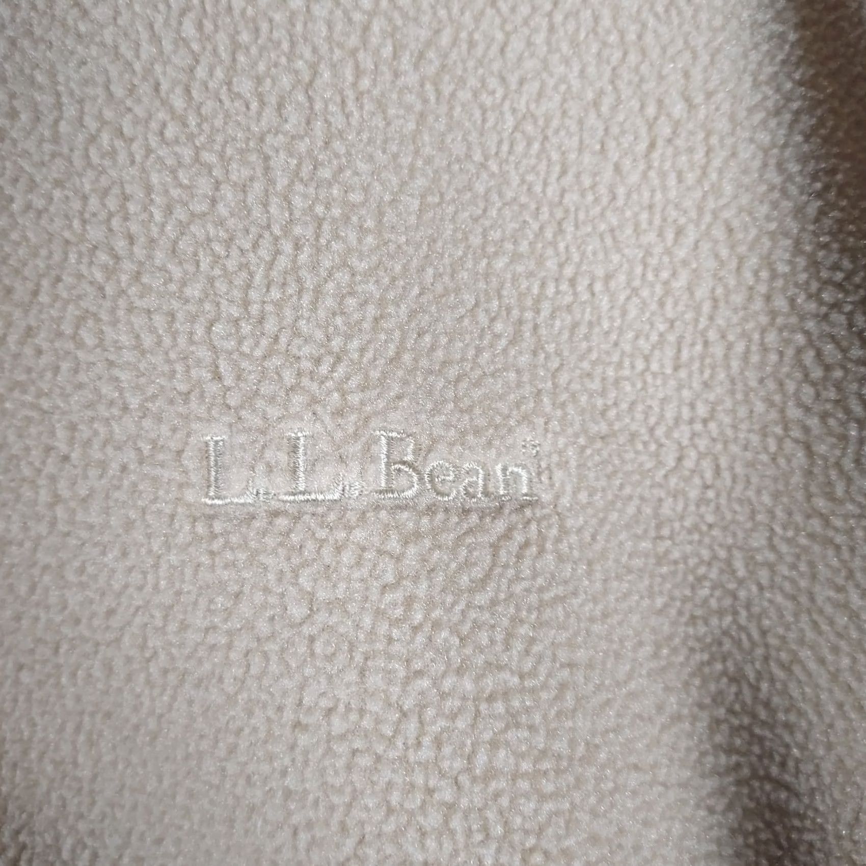 Vintage VINTAGE LL Bean Fleece Jacket Men’s Large Beige Full Zip Warm Outdoor Casual Layering Size US L / EU 52-54 / 3 - 4 Thumbnail