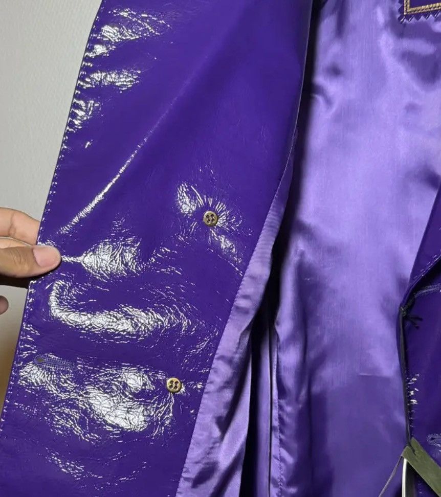 Gucci purple leather blazer size46 Size US S / EU 44-46 / 1 - 9 Thumbnail