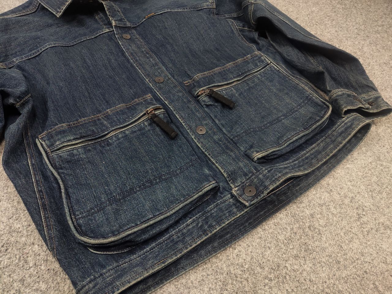 G-Star G-Star RAW Utility Coach Dakota Cargo Denim Vintage Jacket Size US L / EU 52-54 / 3 - 14 Thumbnail