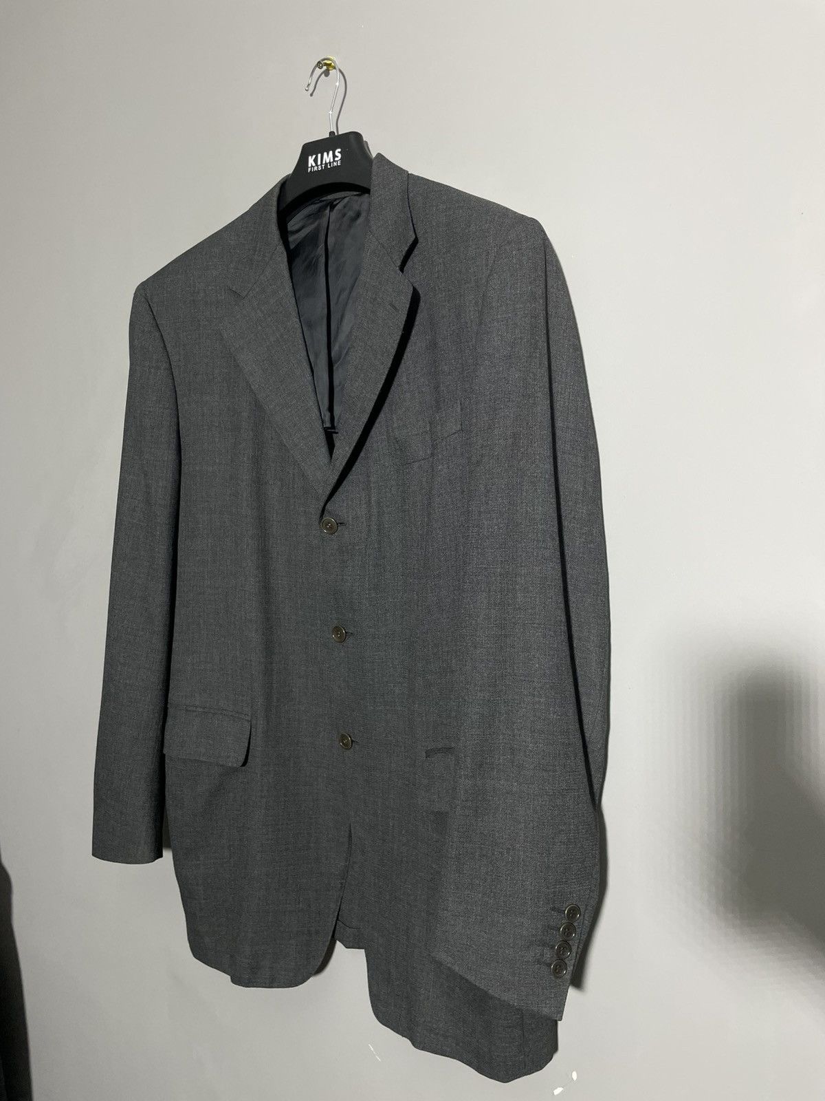 Canali Vintage Canali Two Piece Wool Suit Blazer/Pants Italy Size 52L - 4 Thumbnail