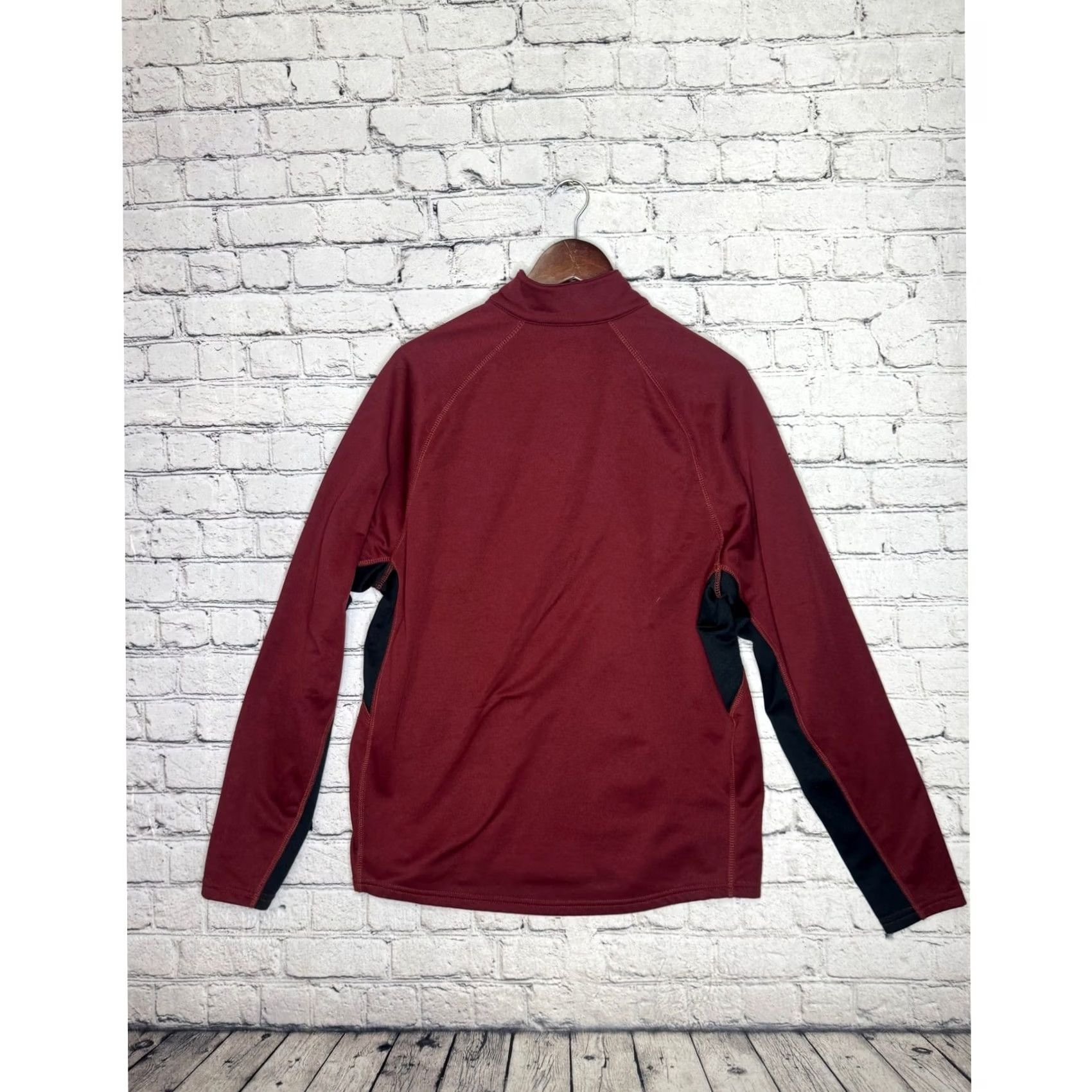 Logo 7 Oklahoma Sooners OU Logo Quarter Zip Pullover Jacket Men Red Athletic Sportswear Size US M / EU 48-50 / 2 - 5 Thumbnail