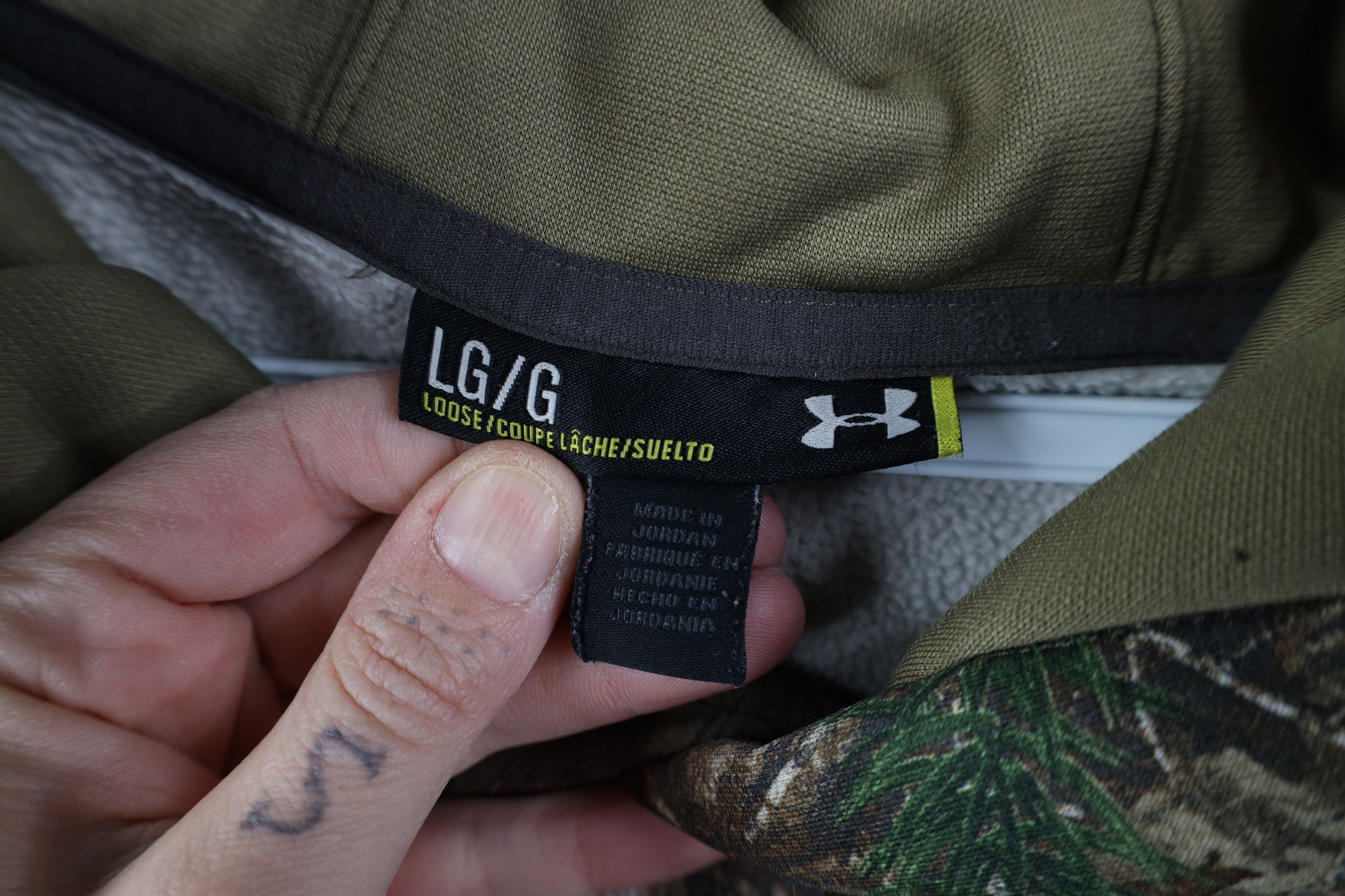 Under Armour Under Armour Big Logo Realtree Camouflage Hoodie Sweatshirt Size US L / EU 52-54 / 3 - 9 Thumbnail